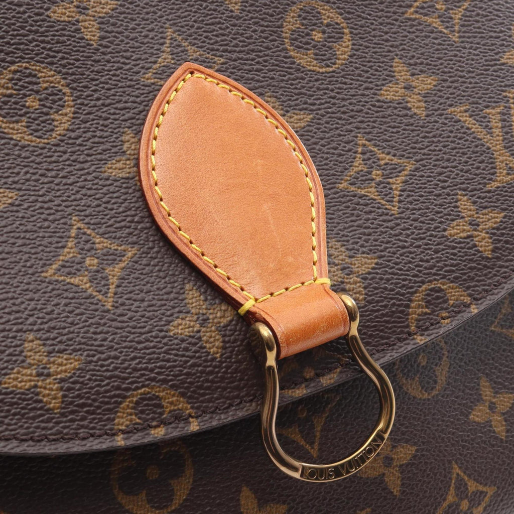 Louis Vuitton Brown Monogram Coated Canvas Leather Handbag Shoulder Bag