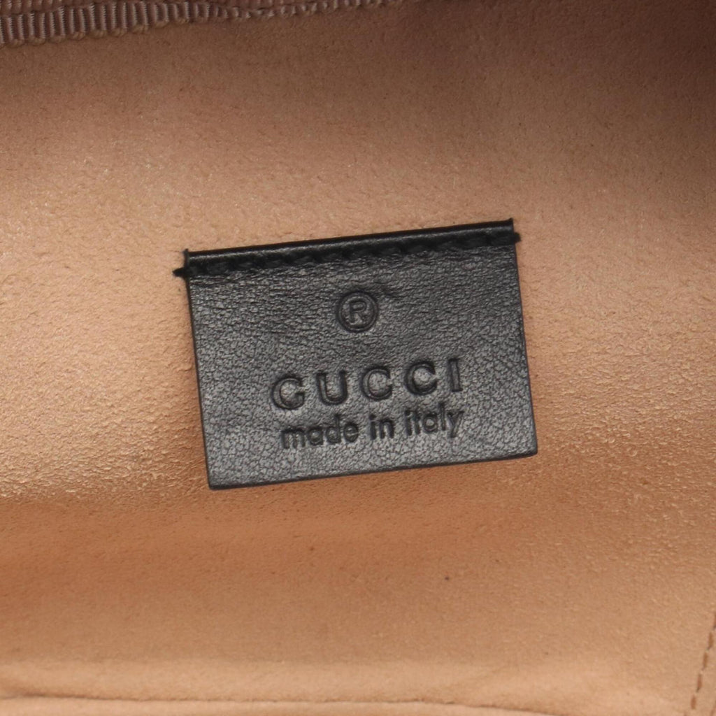 Gucci Black Leather Backpack Handbag (Pre-Owned)