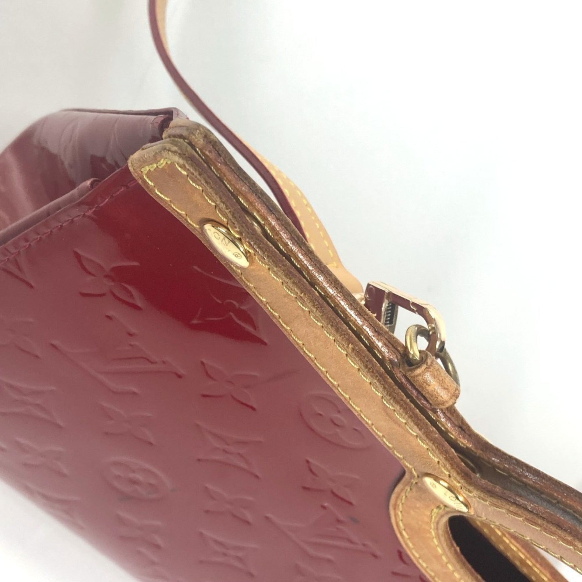 Louis Vuitton Monogram Vernis Red Color Monogram Vernis Handbag