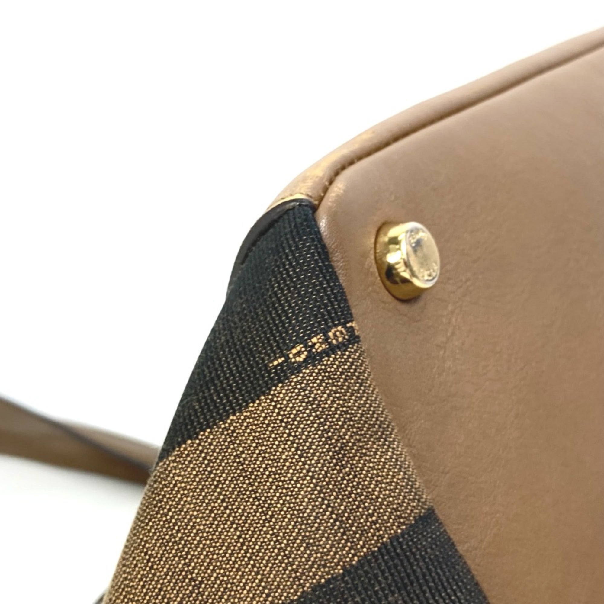 Fendi Brown Leather Handbag