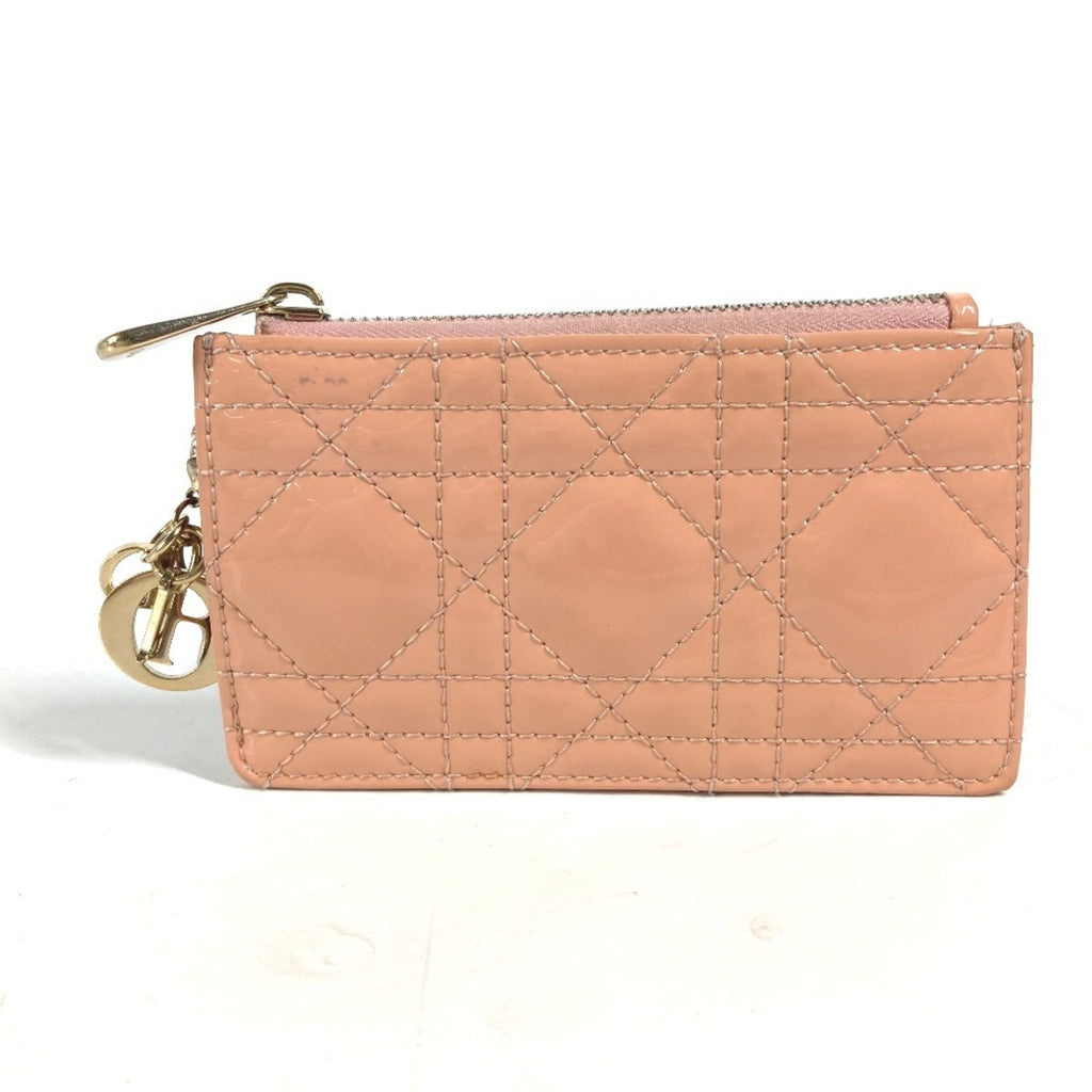 Christian Dior Pink Leather Coin Purse/Coin Case (Pre-Owned)