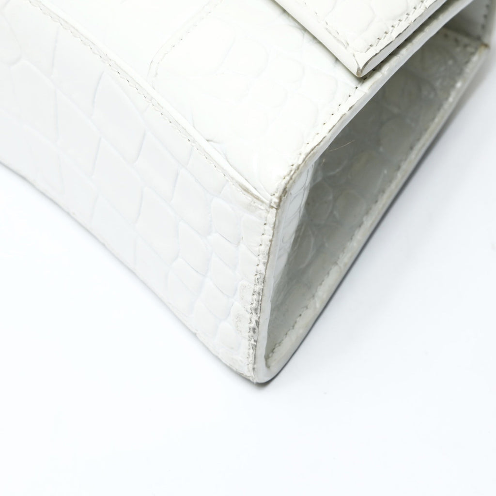 Balenciaga White Leather Shoulder