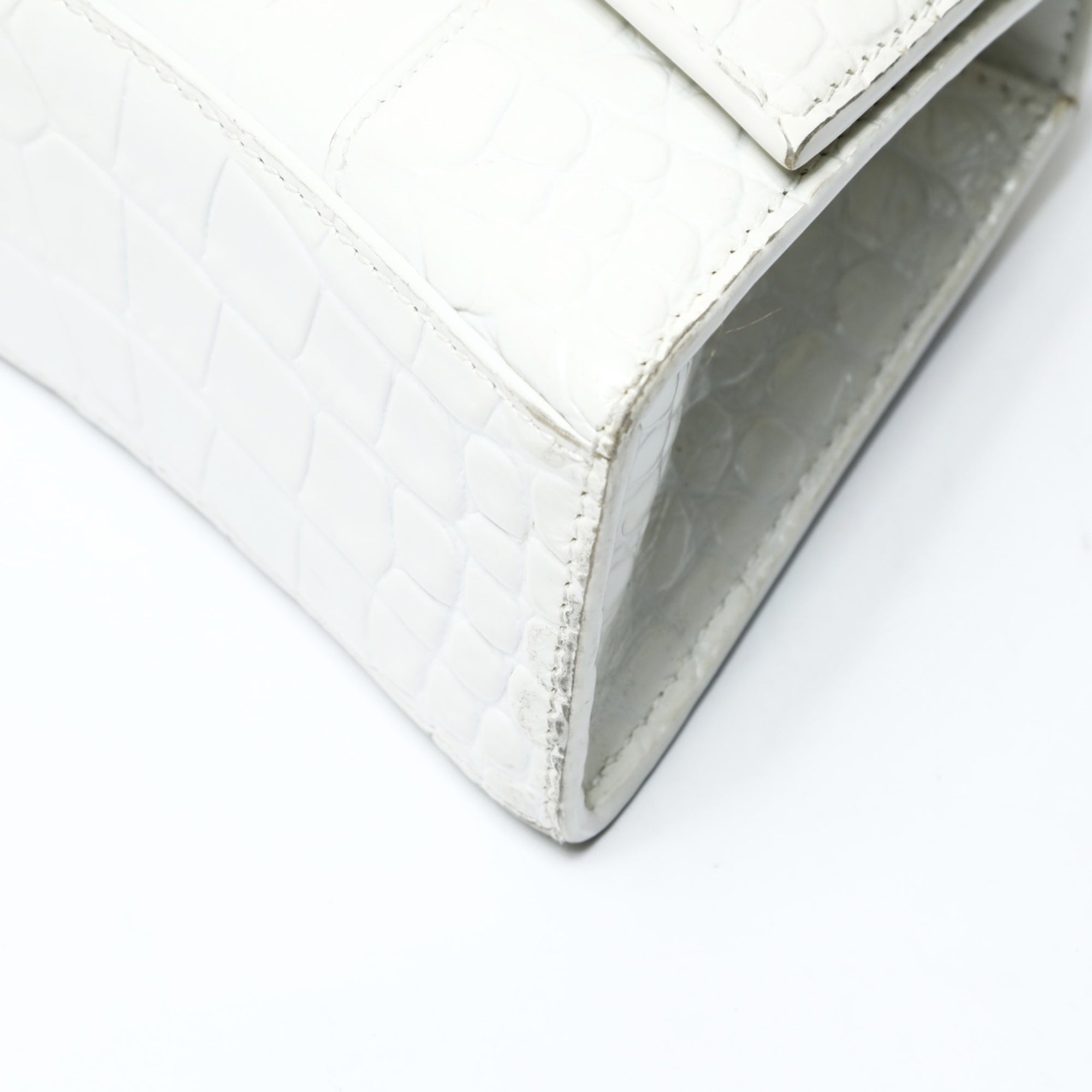 Balenciaga White Leather Shoulder