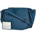 Bottega Veneta Blue Leather Shoulder Bag