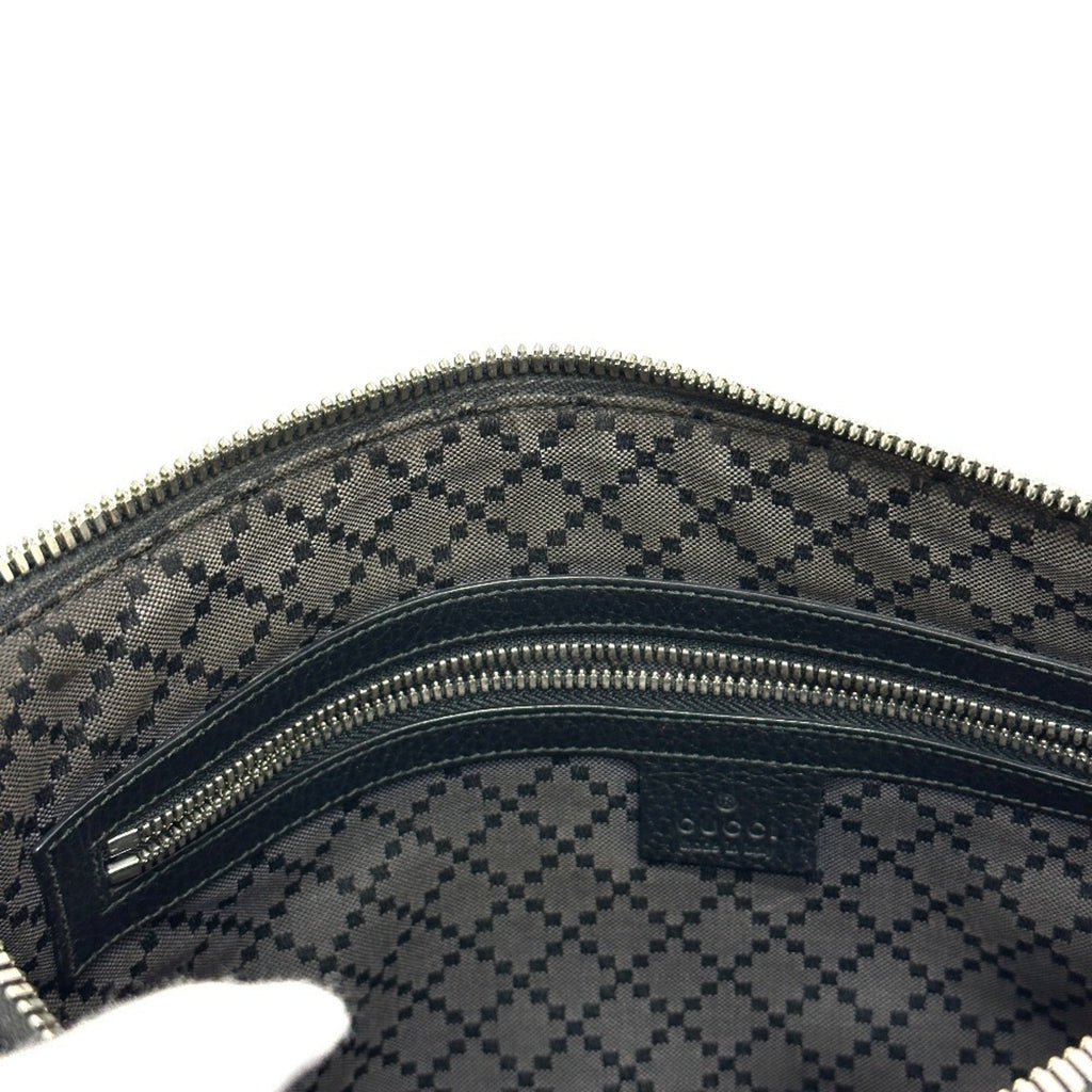 Gucci Black Leather Clutch Bag (Pre-Owned)