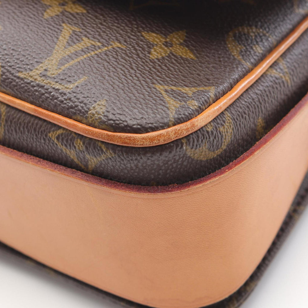 Louis Vuitton Brown Coated Canvas Pvc Leather Shoulder Bag
