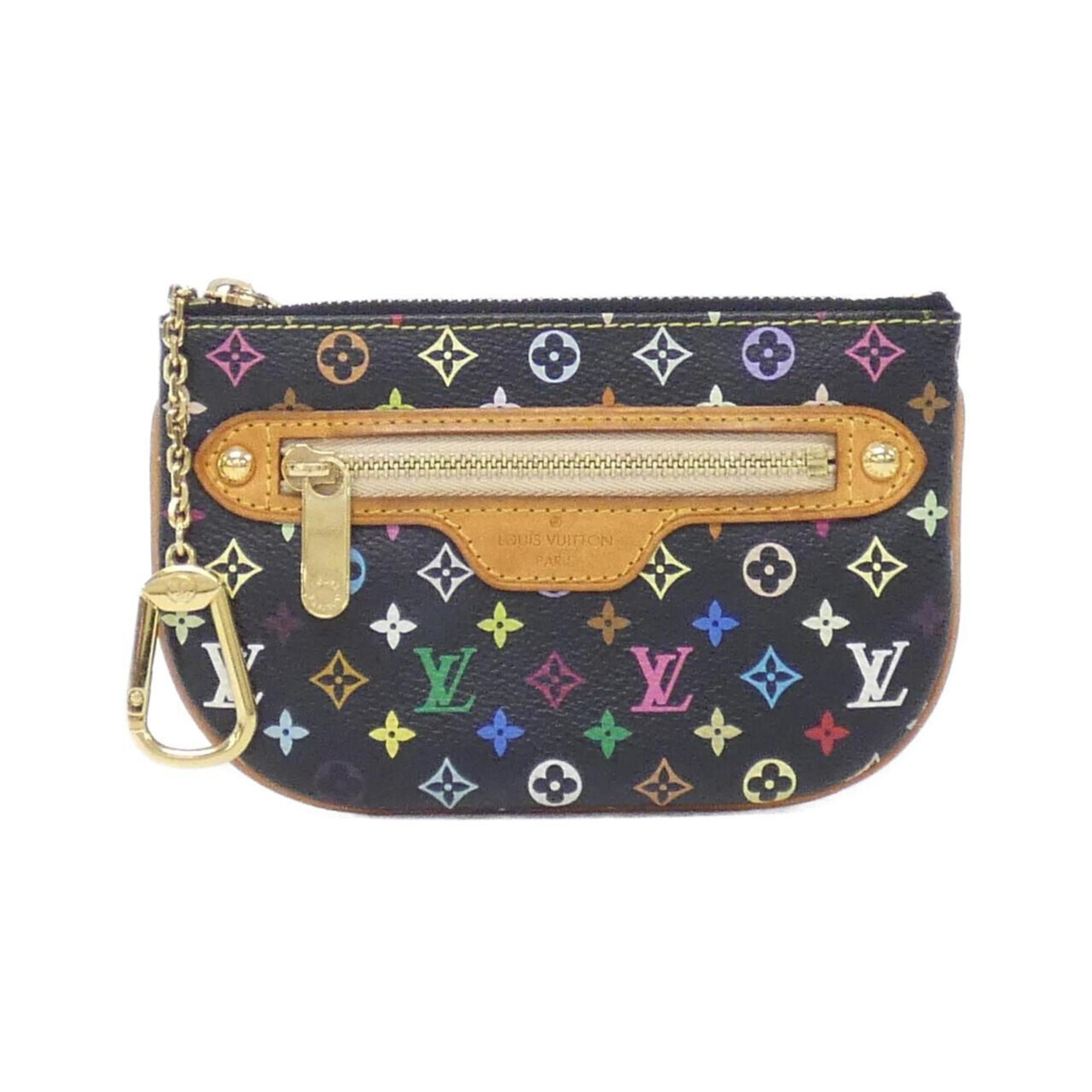 Louis Vuitton Monogram Multicolore Black Coated Canvas Coin Purse/Coin Case