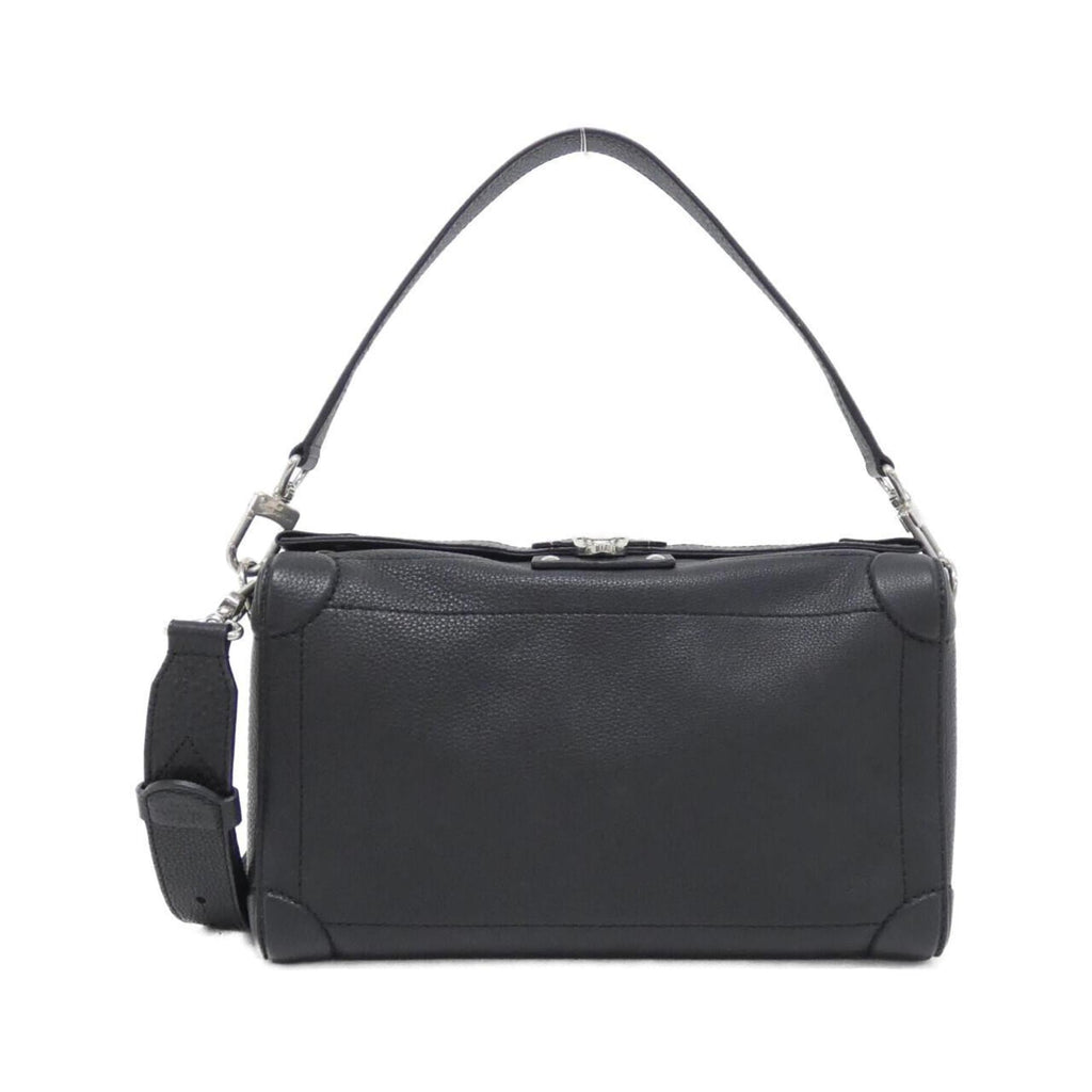 Louis Vuitton Black Leather Shoulder Bag