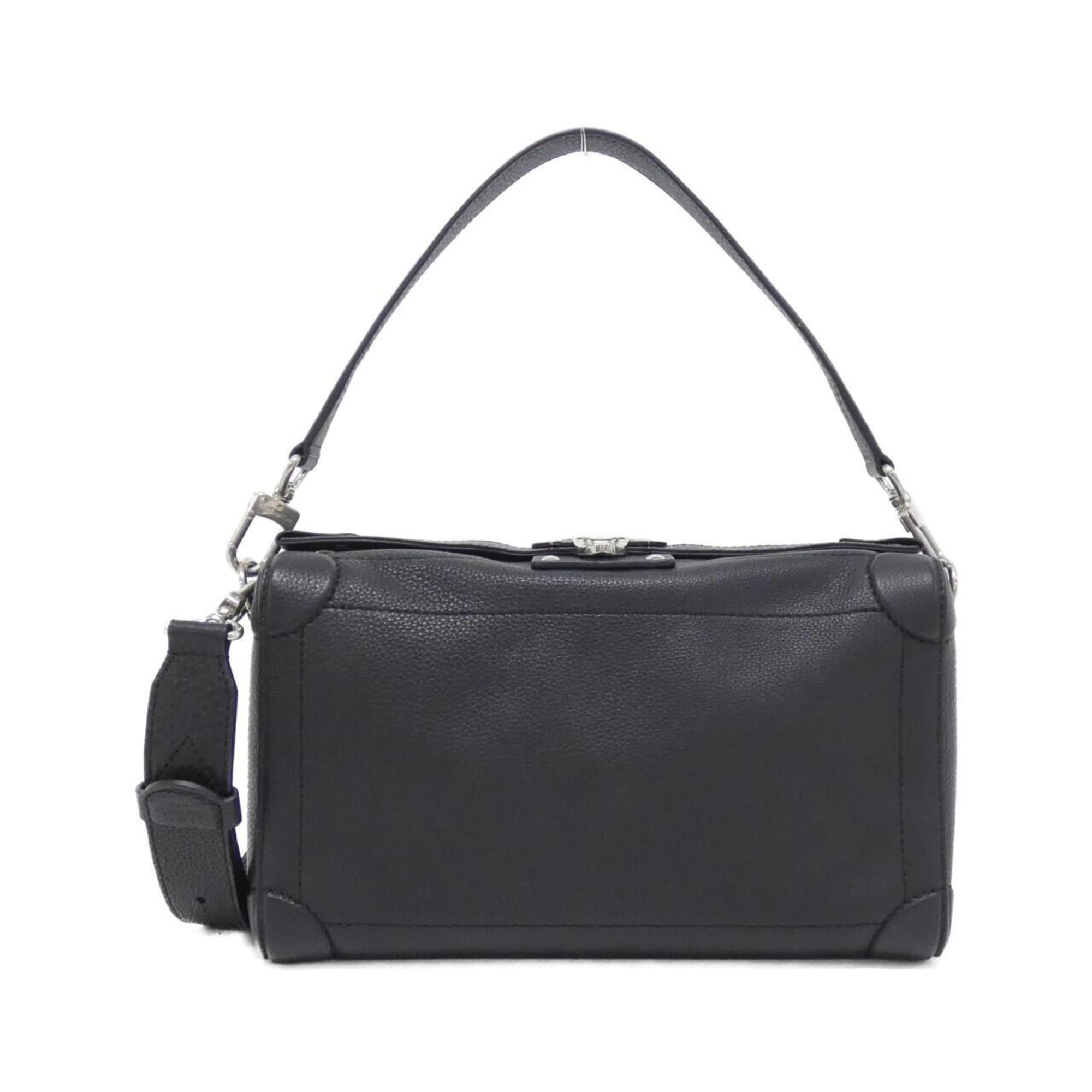 Louis Vuitton Black Leather Shoulder Bag