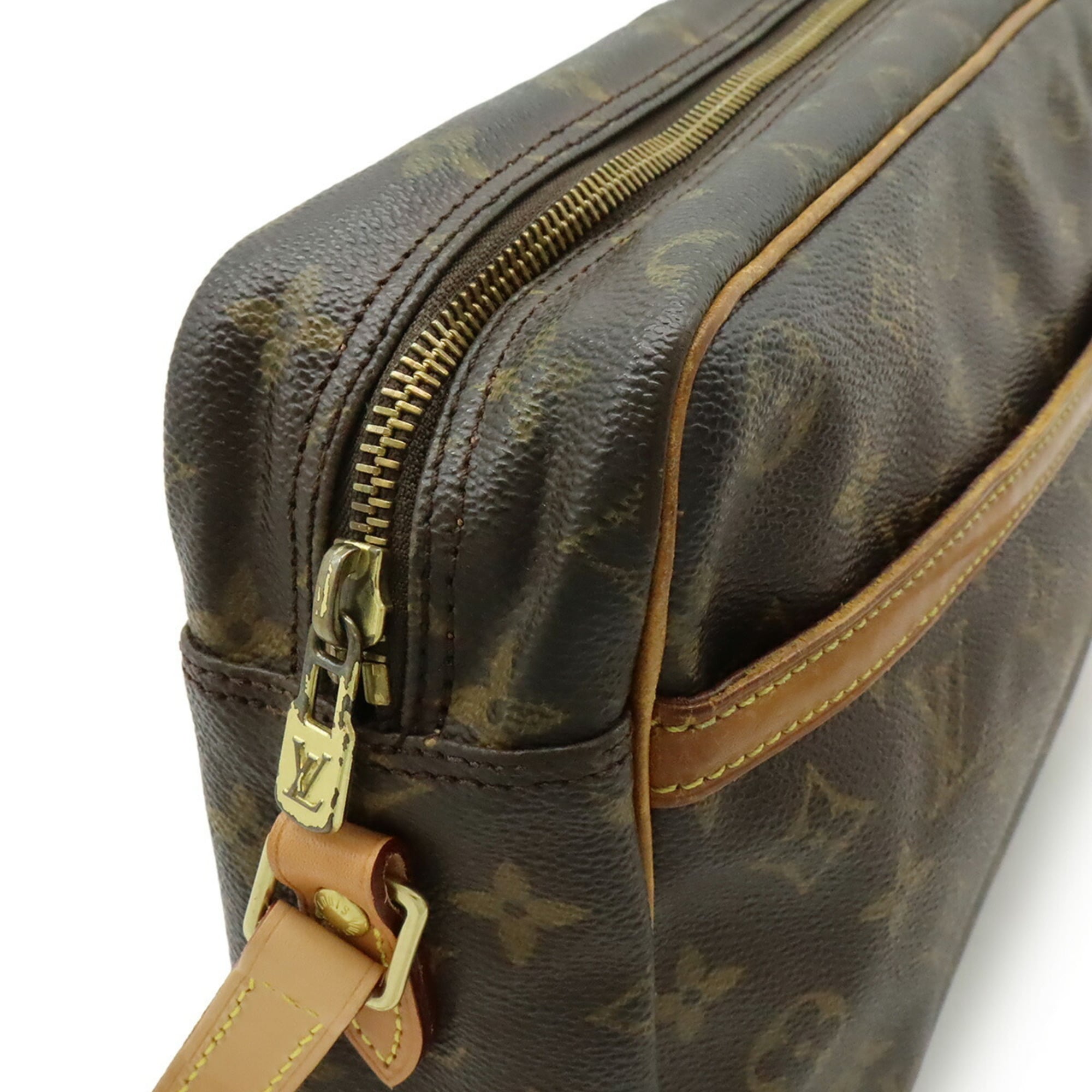 Louis Vuitton Black Brown Monogram Monogram Shoulder Bag