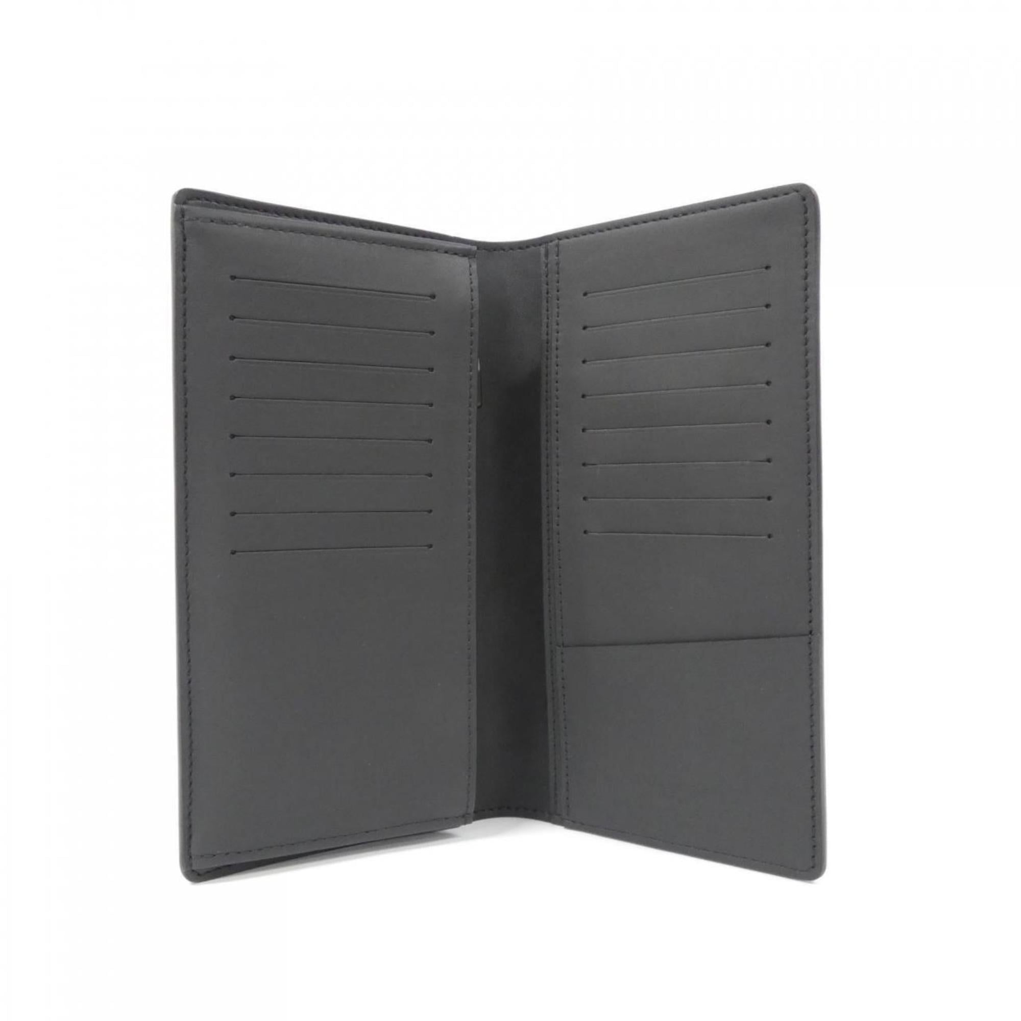 Louis Vuitton Black Leather Long Wallet