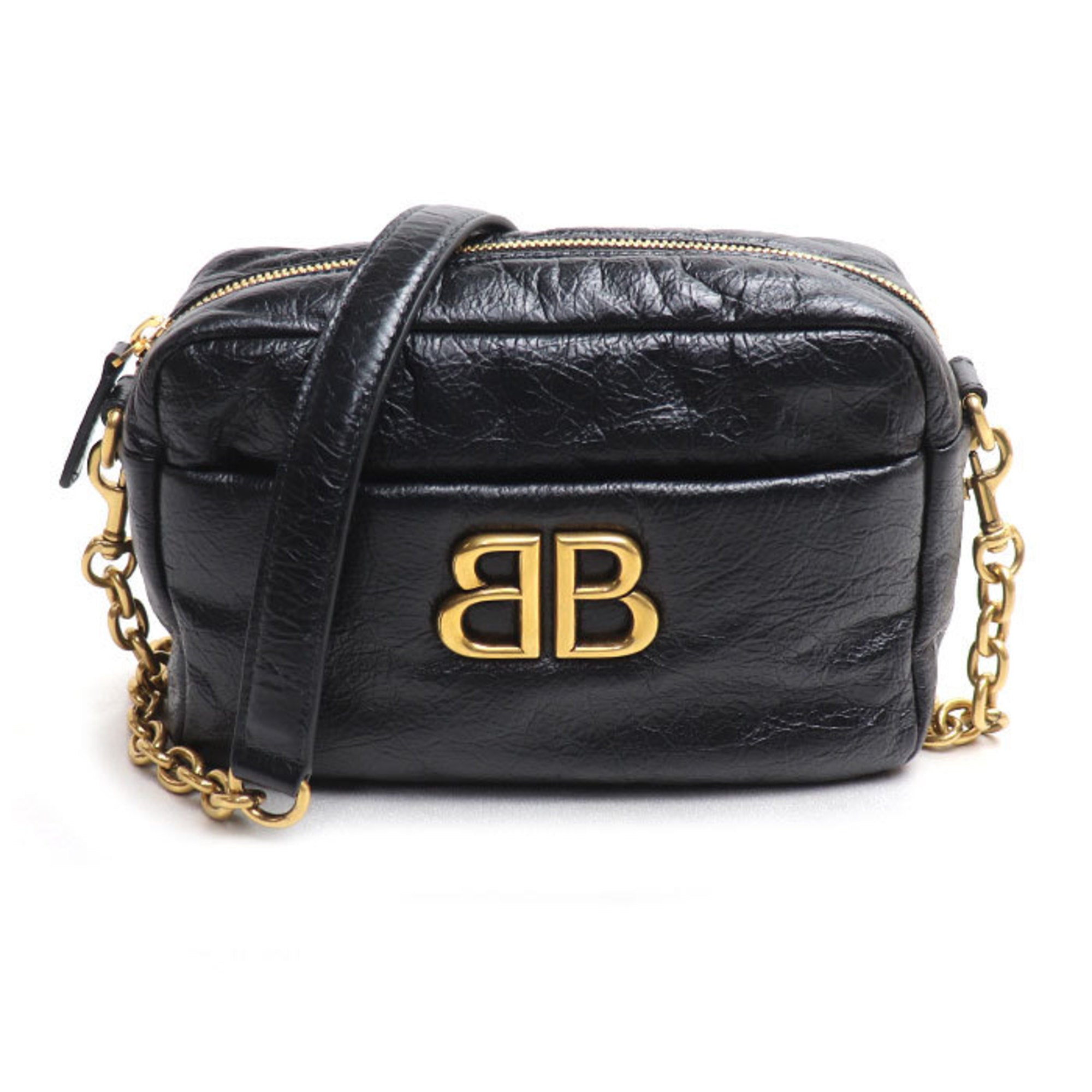 Balenciaga Black Leather Shoulder