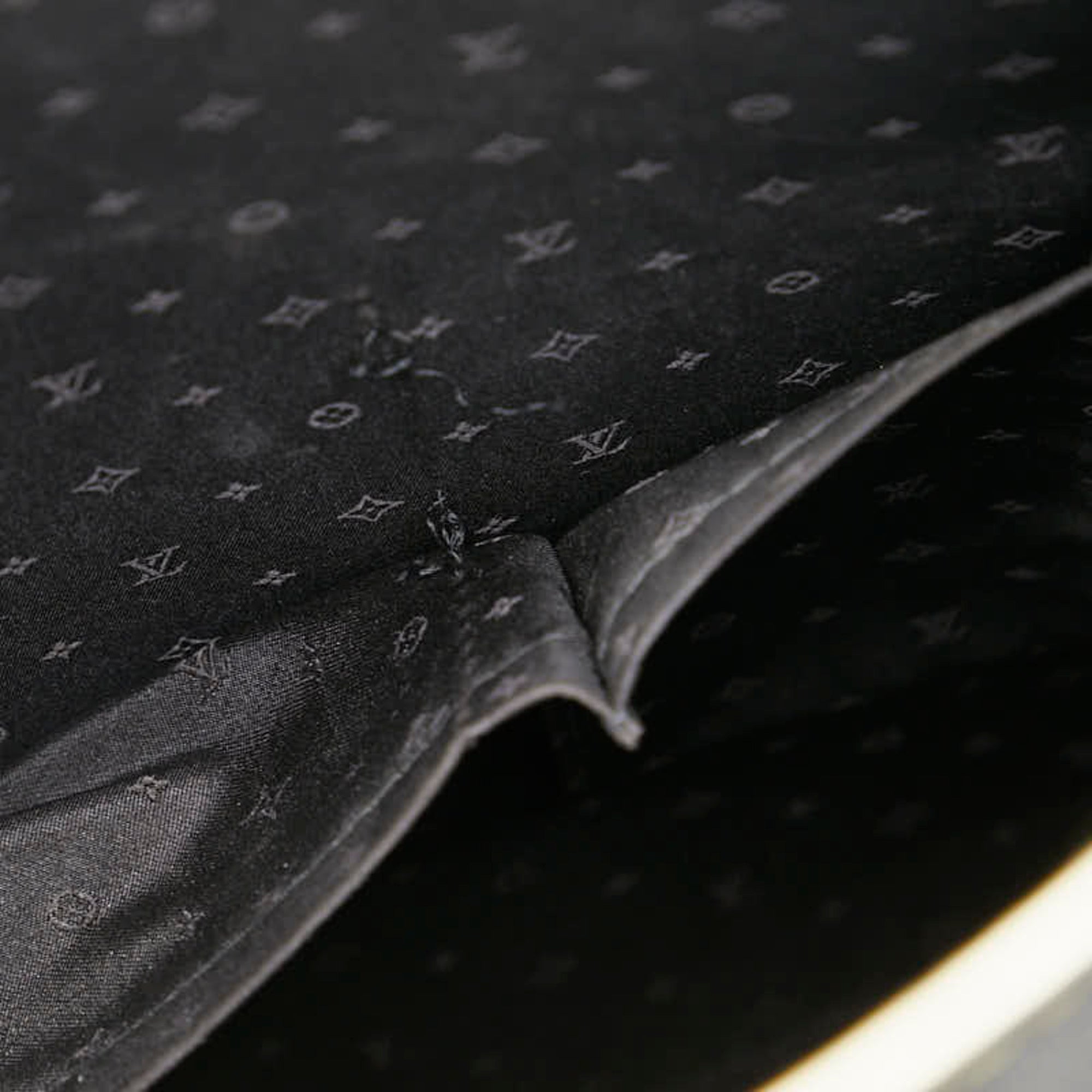Louis Vuitton Black Noir Leather Handbag Tote Bag