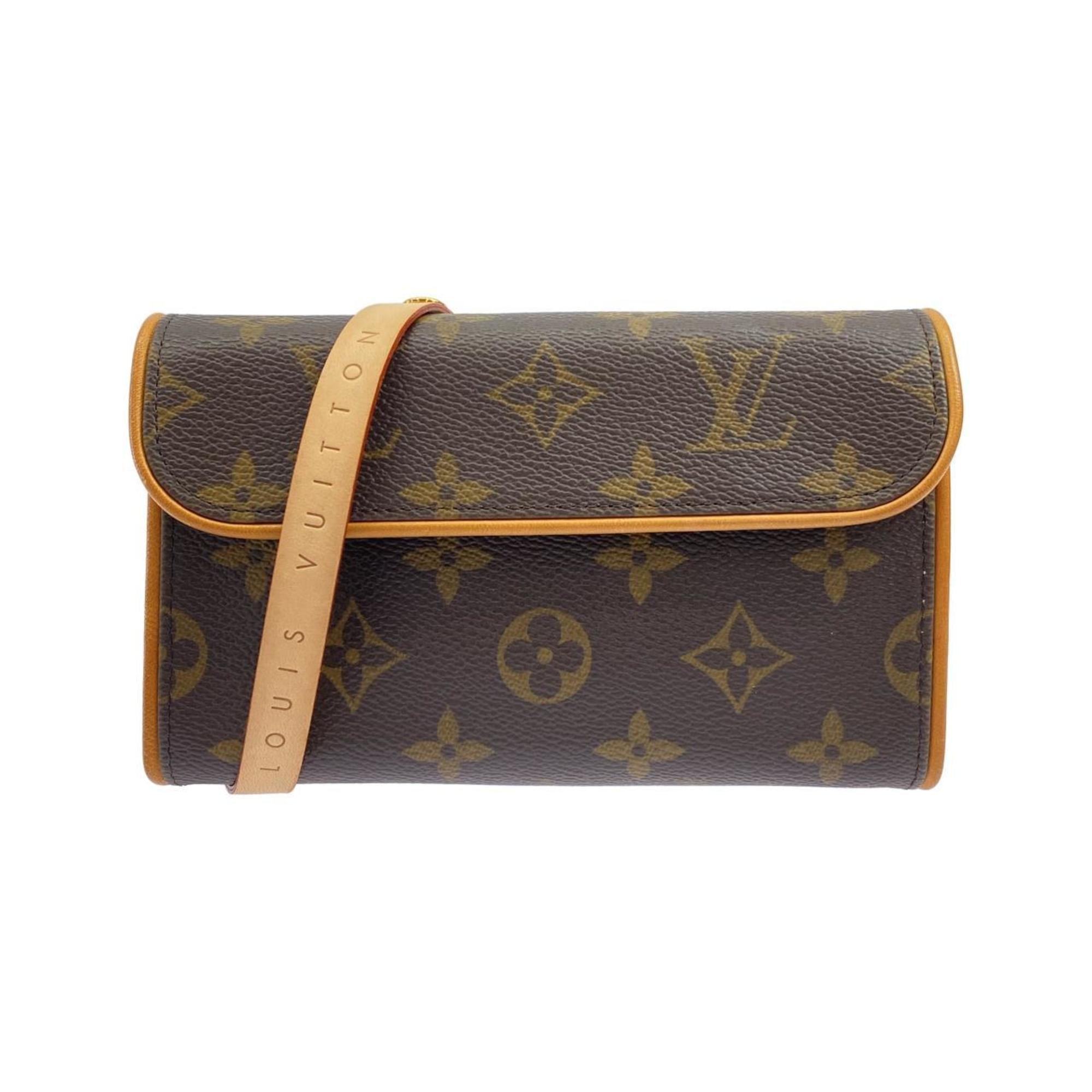 Louis Vuitton Marron Coated Canvas Fanny Pack Pochette