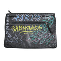 Balenciaga Black Leather Clutch