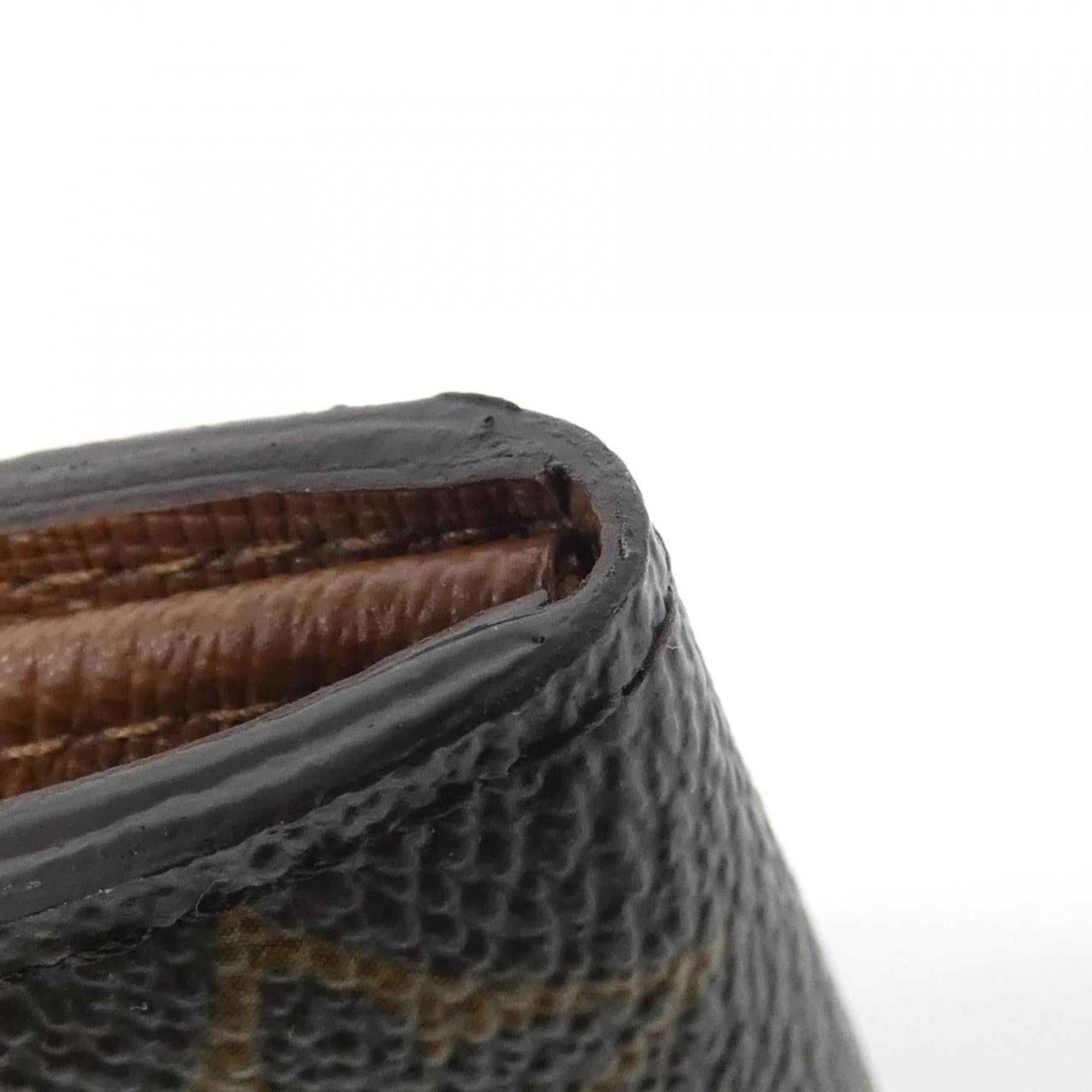 Louis Vuitton Marron Coated Canvas Long Wallet