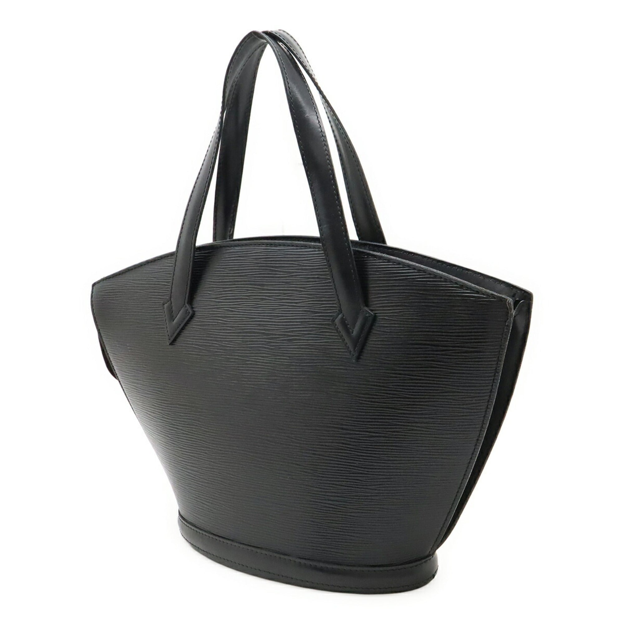 Louis Vuitton Black Noir Epi Leather Handbag Tote Bag