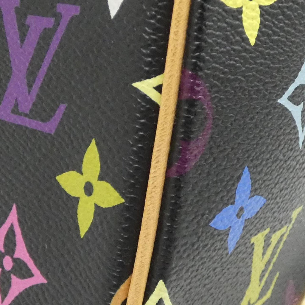 Louis Vuitton Black Multi-Color Coated Canvas Shoulder Bag