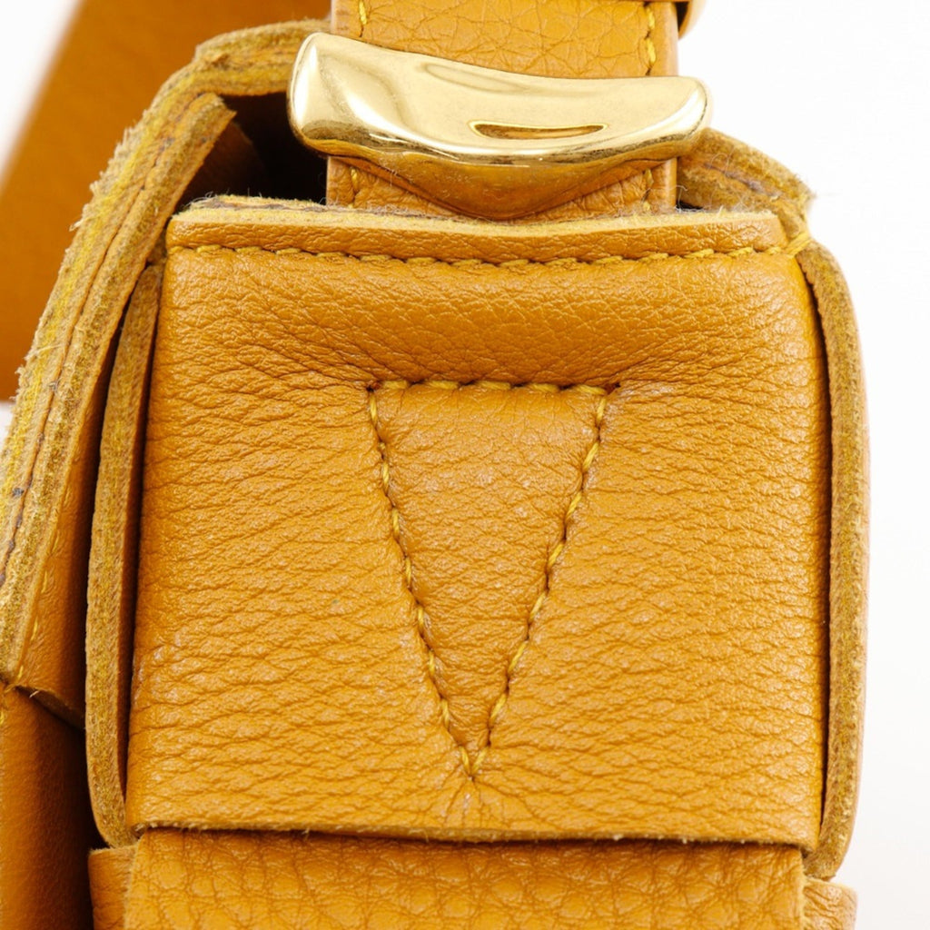 Bottega Veneta Brown Camel Leather Shoulder Bag