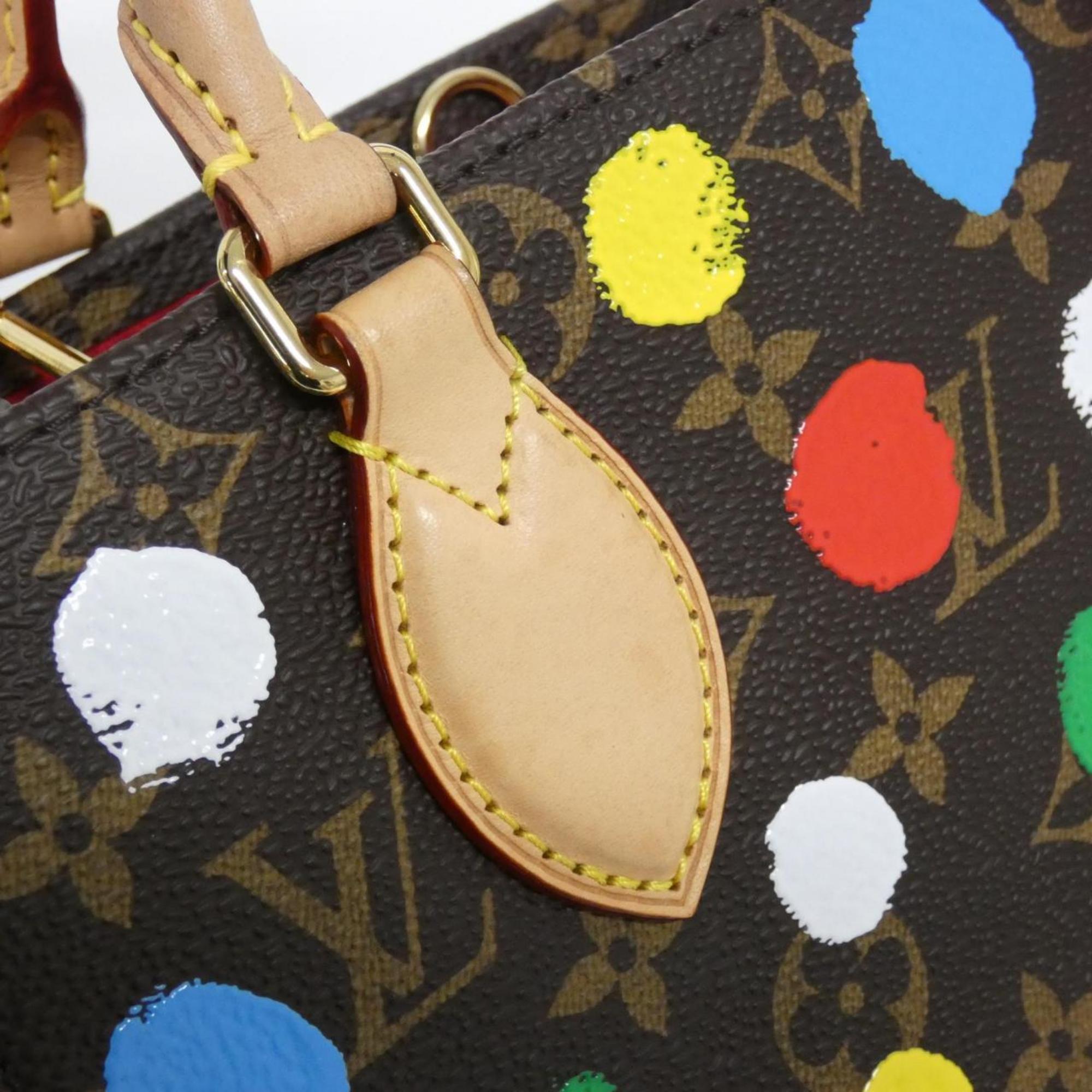 Louis Vuitton Brown Coated Canvas Handbag