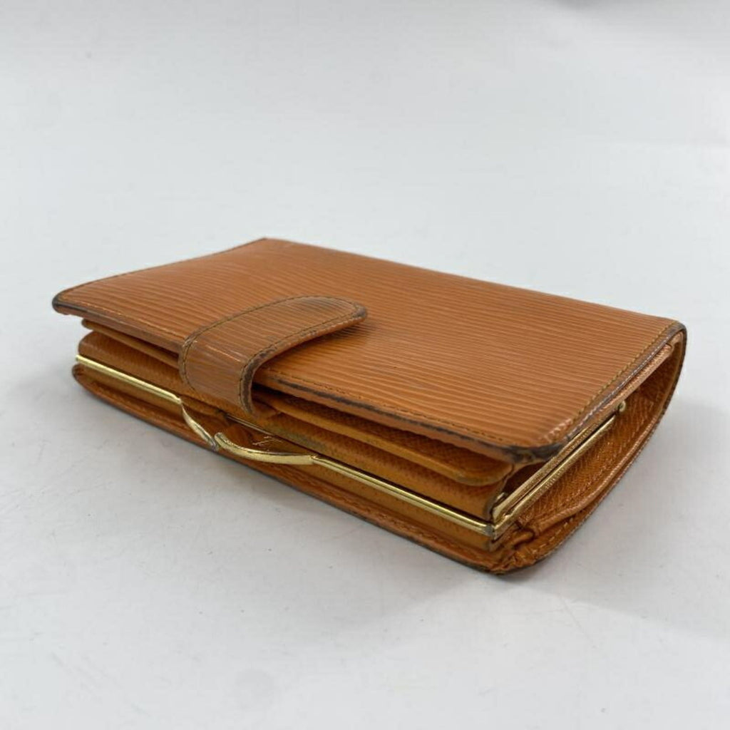 Louis Vuitton Epi Orange Epi Leather Wallet