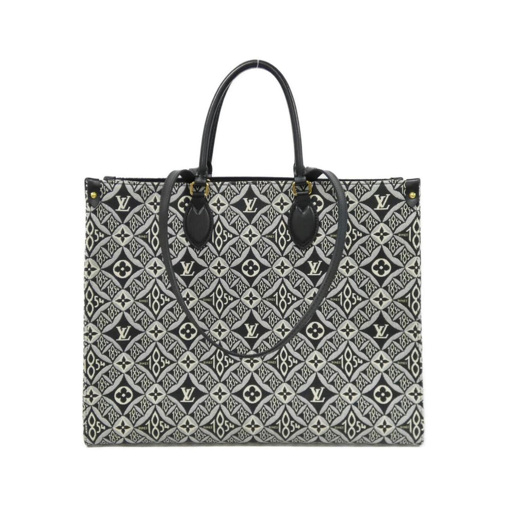 Louis Vuitton Gris Jacquard Handbag