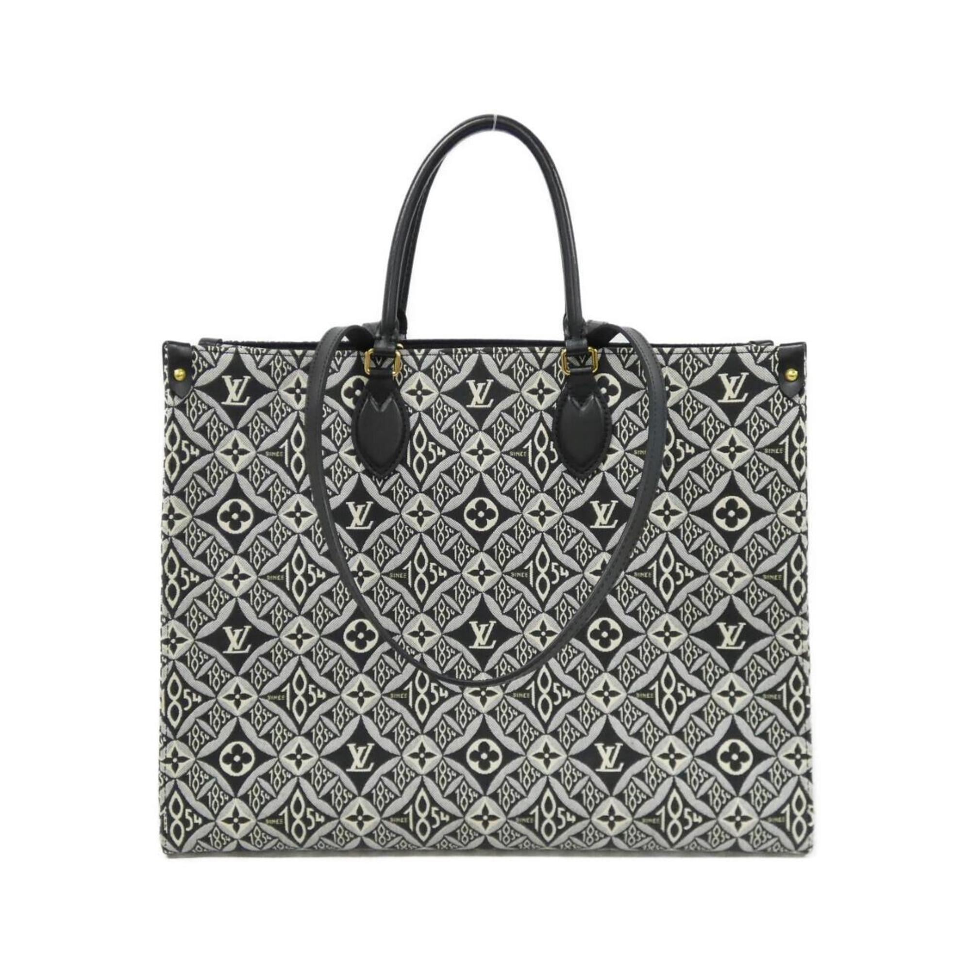Louis Vuitton Gris Jacquard Handbag