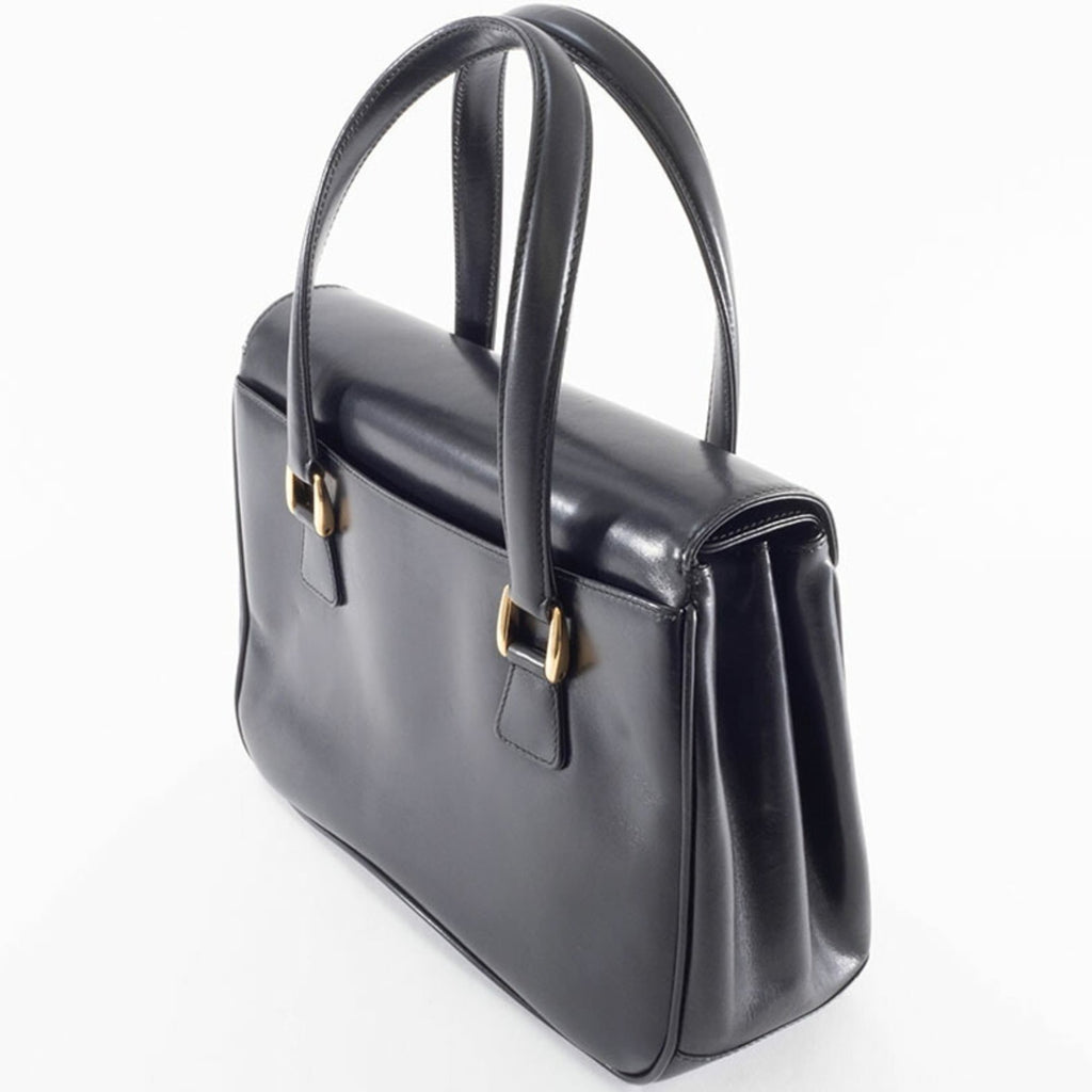 Gucci Black Leather Handbag (Pre-Owned)