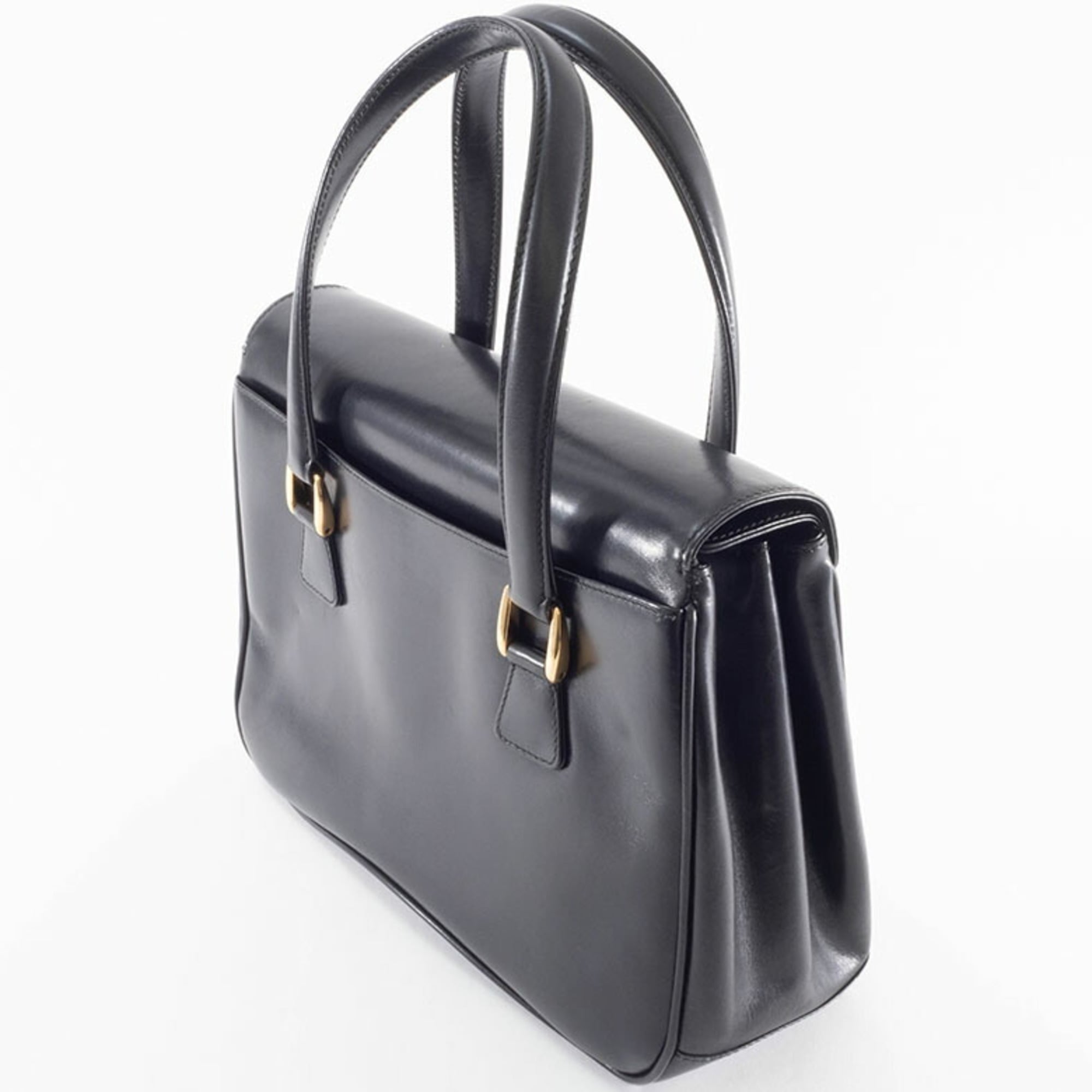 Gucci Black Leather Handbag (Pre-Owned)
