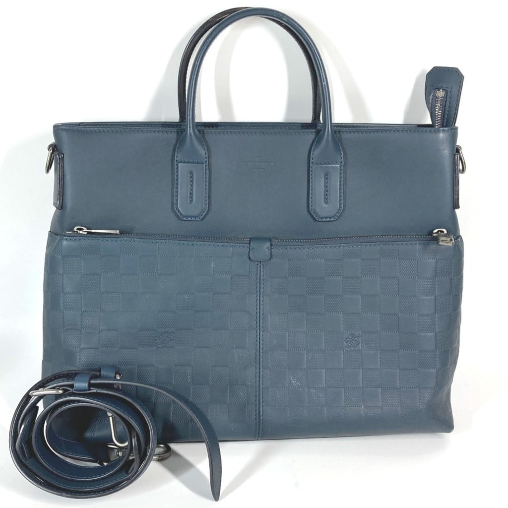 Louis Vuitton Cosmos Navy Damier Infini Shoulder Bag Tote Bag