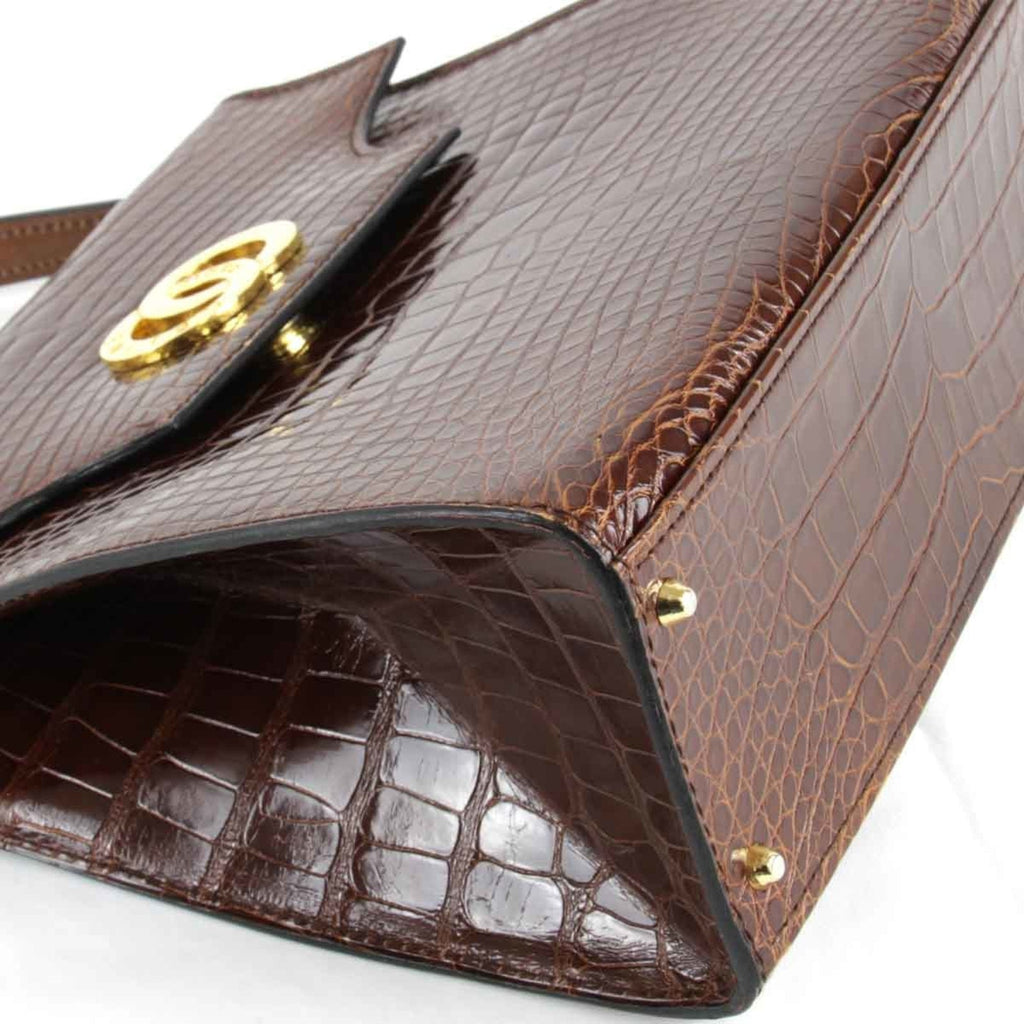Celine Brown Leather Handbag
