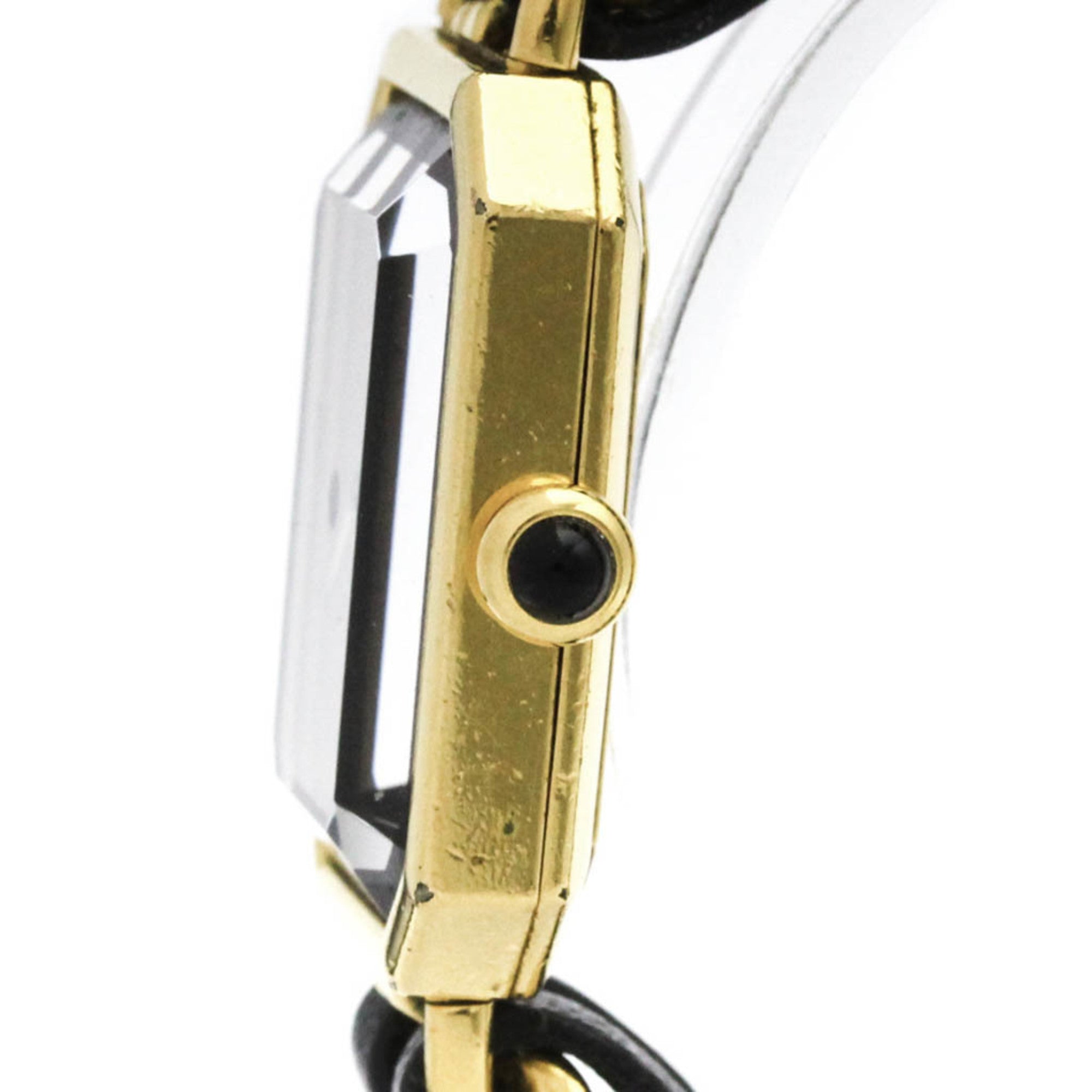 Chanel Premiere Rock Quartz Watch Plated Metal And Leather Watch