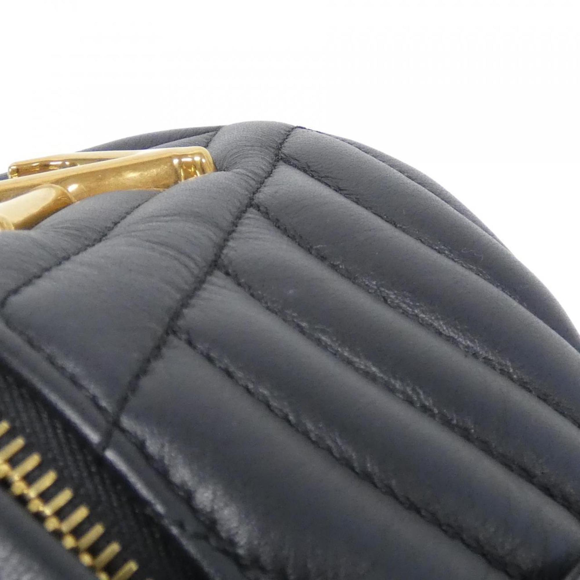 Louis Vuitton Black Leather Shoulder Bag