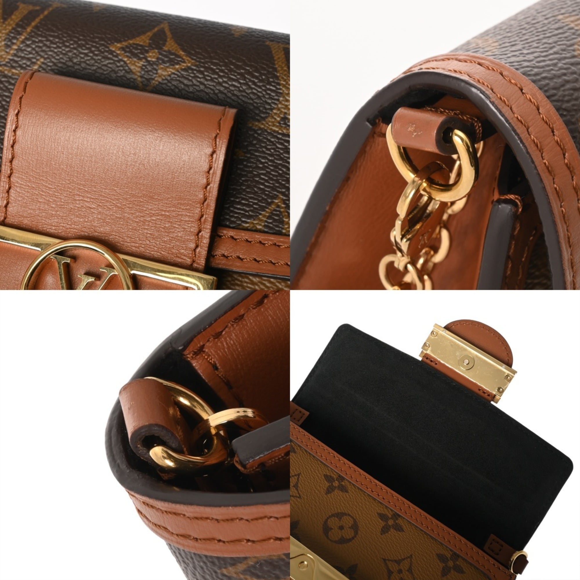 Louis Vuitton Brown Monogram Canvas Shoulder Bag