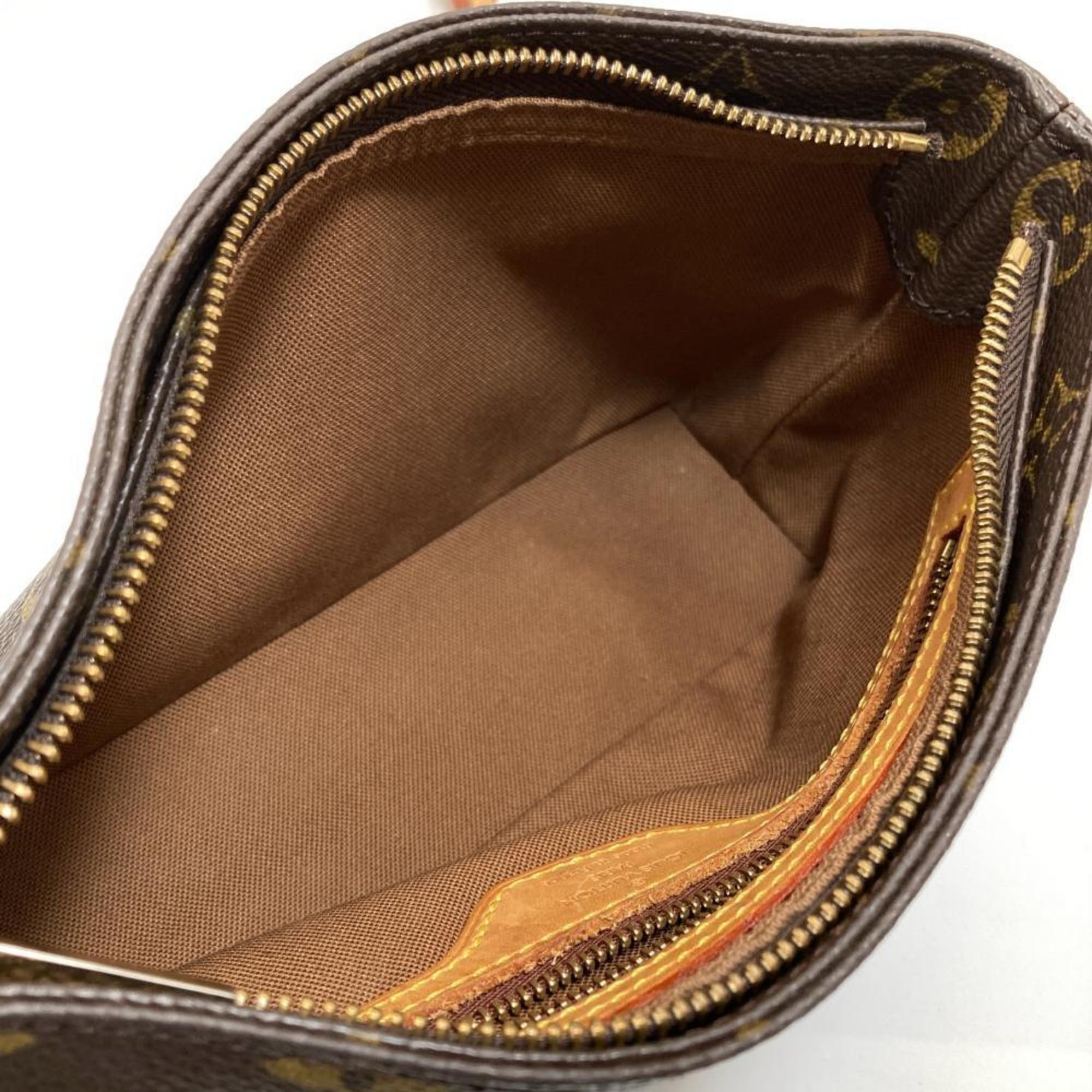Louis Vuitton Brown Monogram Canvas Shoulder Bag