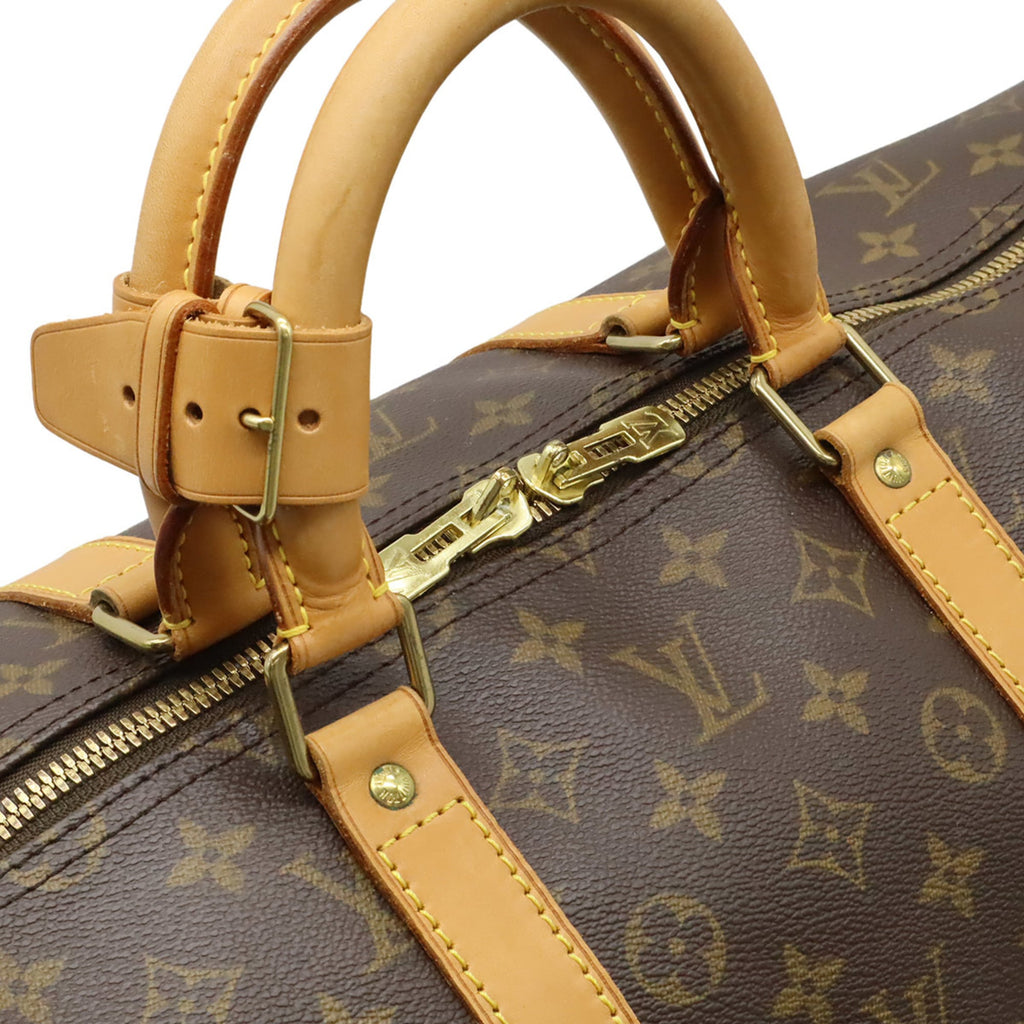 Louis Vuitton Brown Monogram Canvas Boston Bag Handbag
