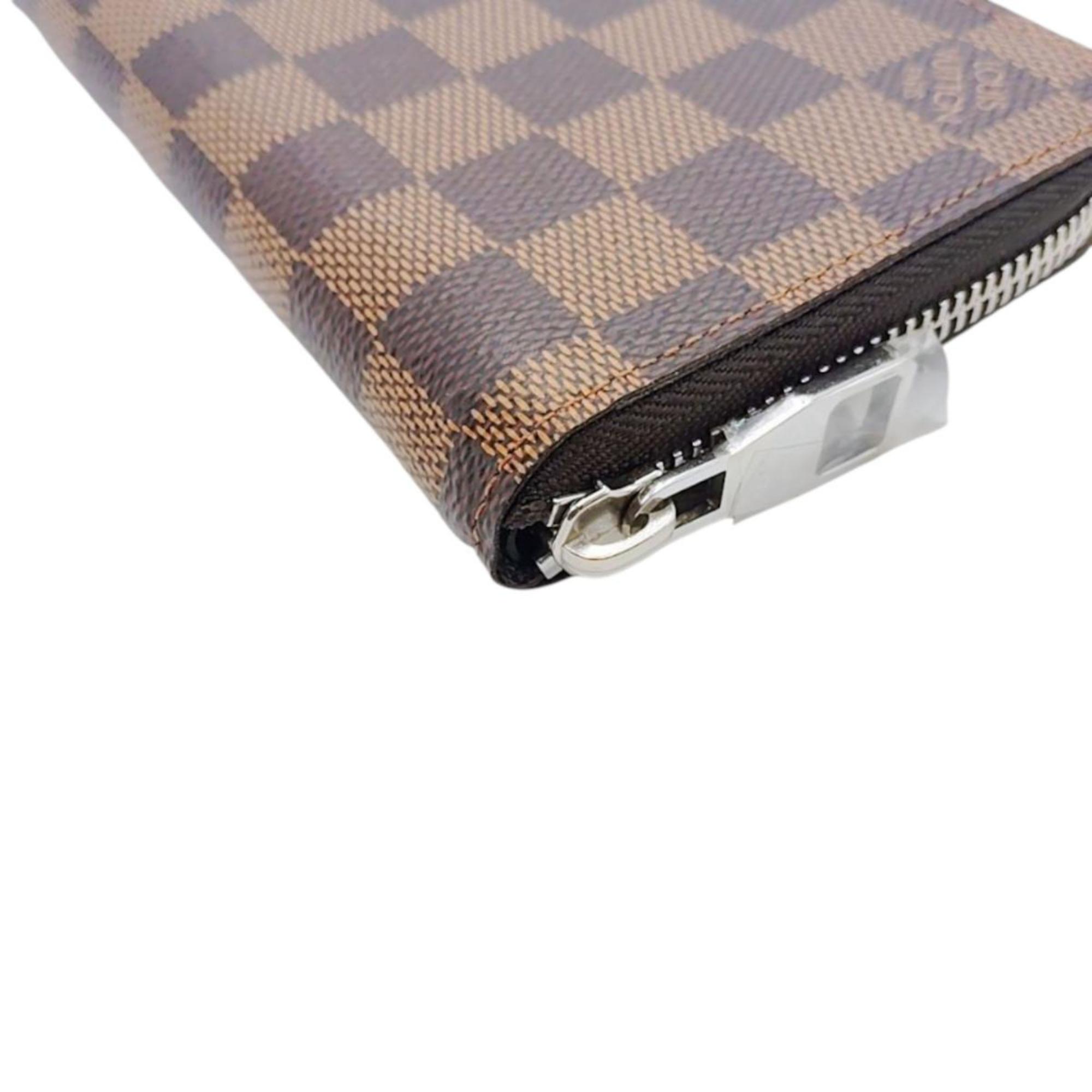 Louis Vuitton Brown Damier Canvas Damier Canvas Long Wallet
