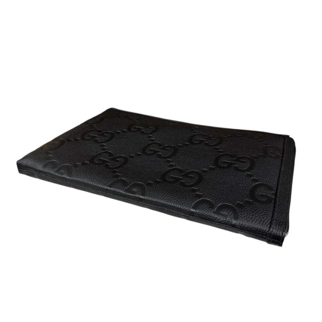 Gucci Black Leather Clutch Bag (Pre-Owned)