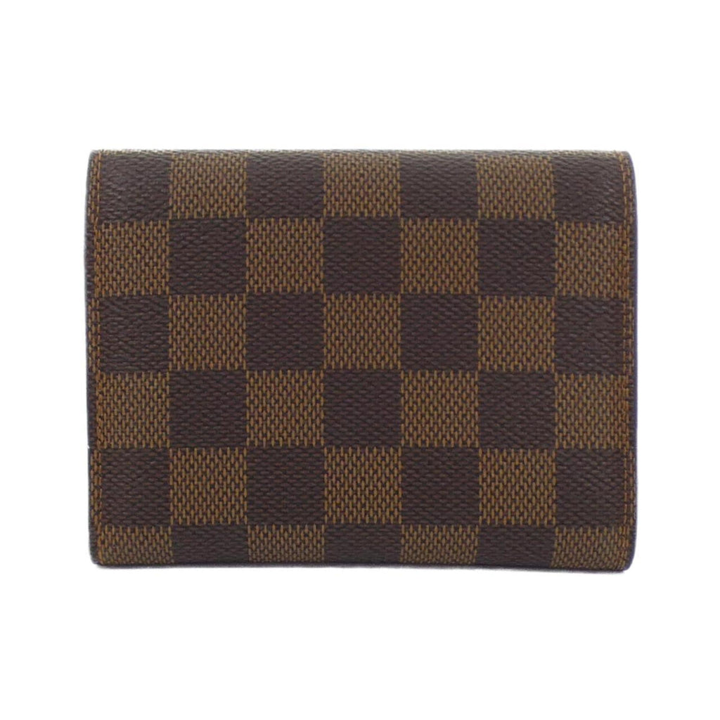 Louis Vuitton Ebene Rose Ballerine Coated Canvas Wallet (Tri-Fold)