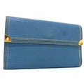 Louis Vuitton Suhali Blue Suhali Leather Coin Purse/Coin Case