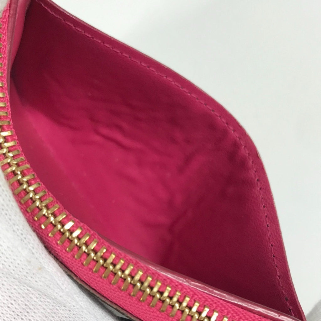 Louis Vuitton Brown Monogram Pink Monogram Coin Purse/Coin Case