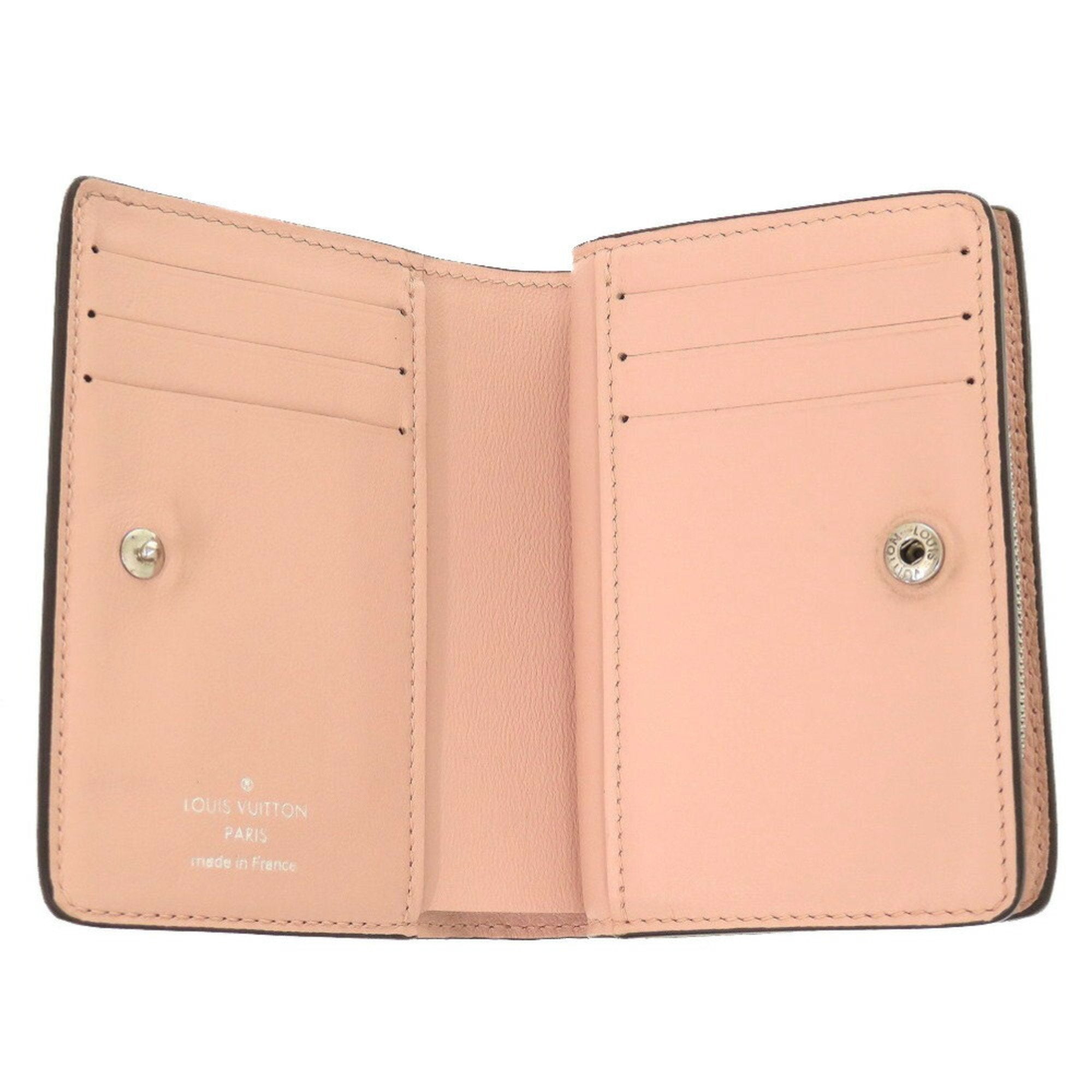 Louis Vuitton Magnolia Pink Mahina Leather Wallet