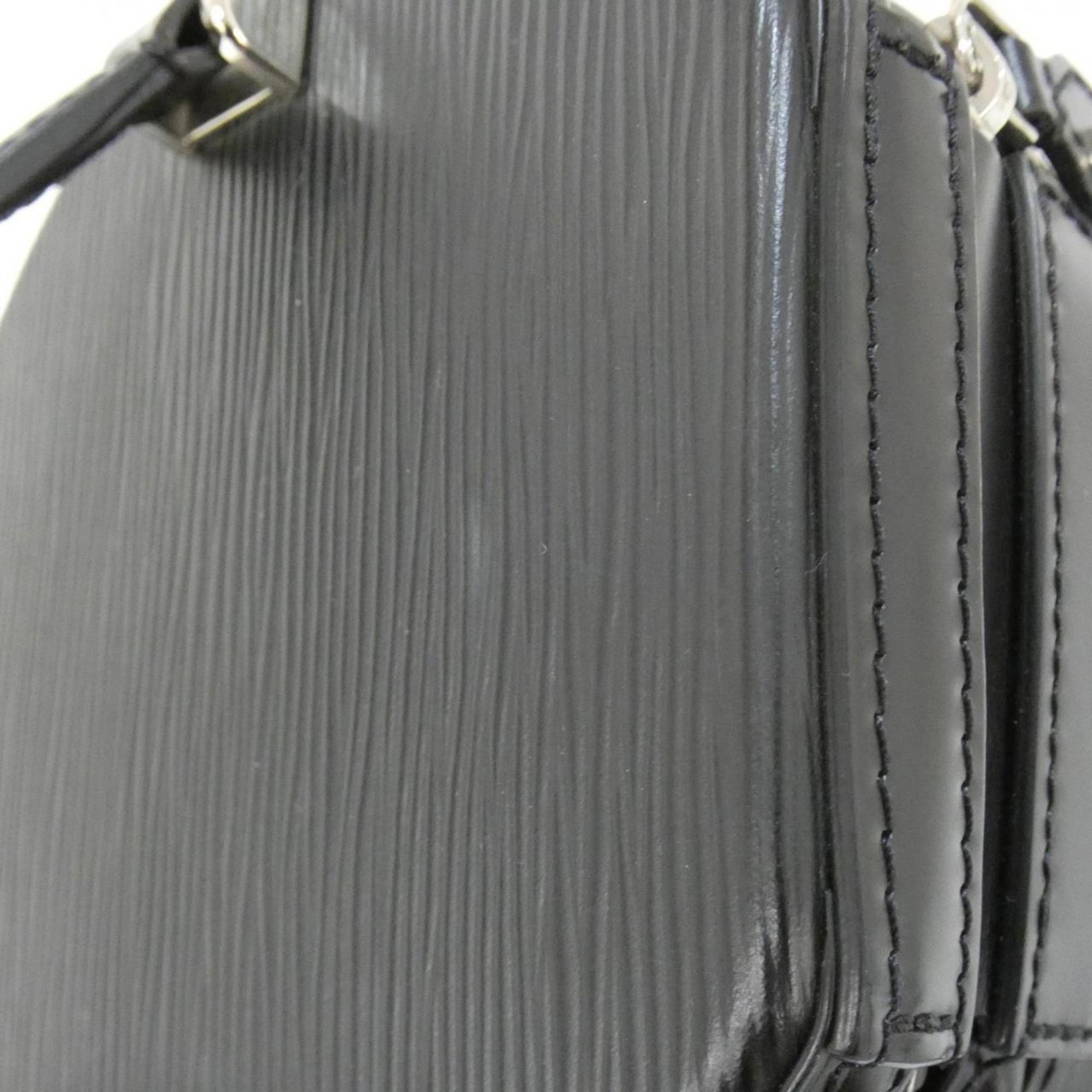 Louis Vuitton Black Leather Handbag