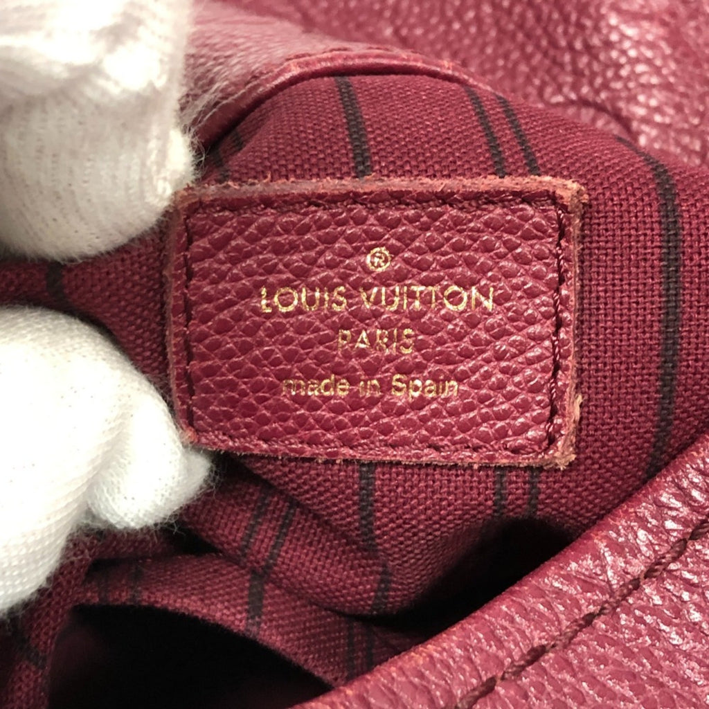 Louis Vuitton Monogram Empreinte Purple Leather Handbag