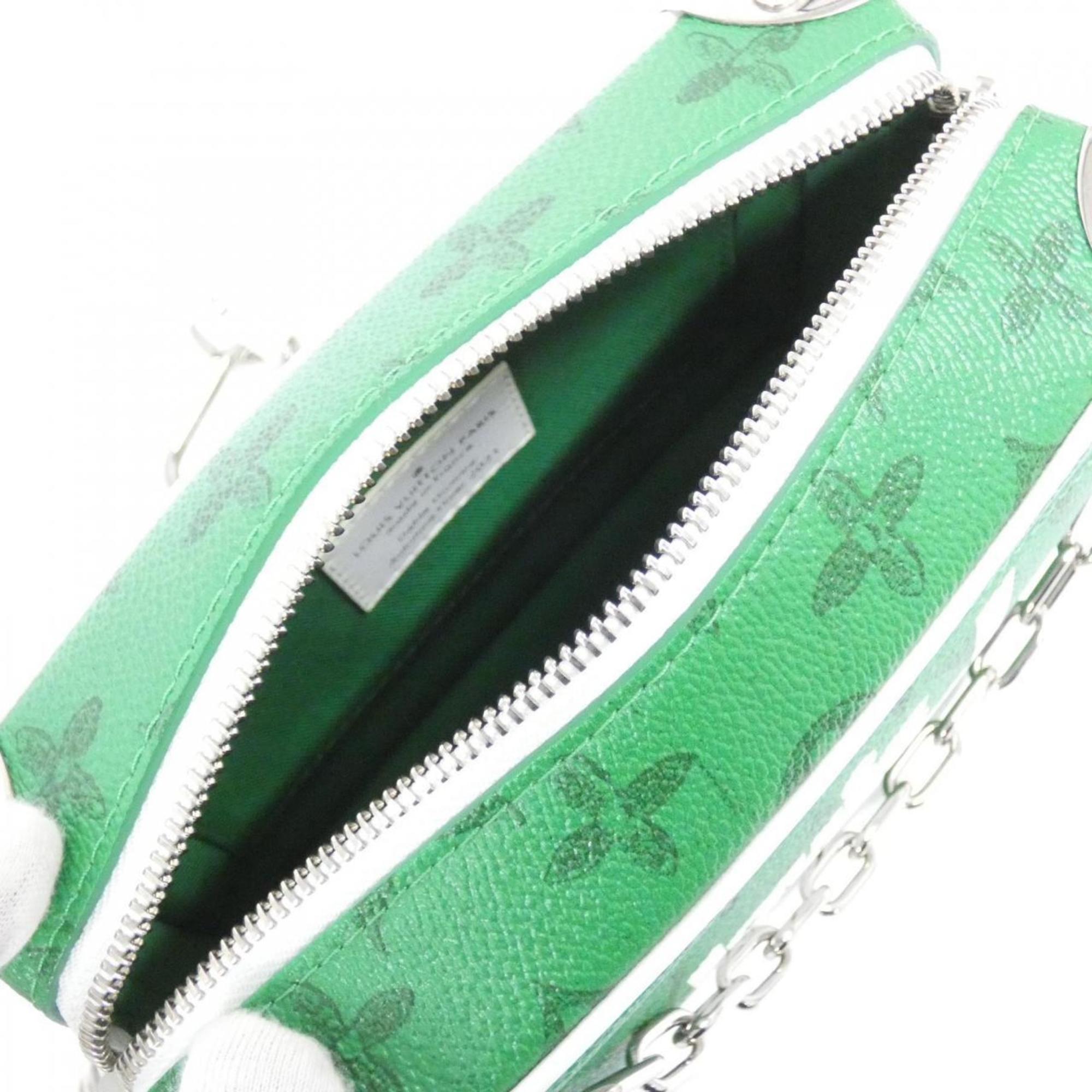 Louis Vuitton Green Vert Coated Canvas Shoulder Bag