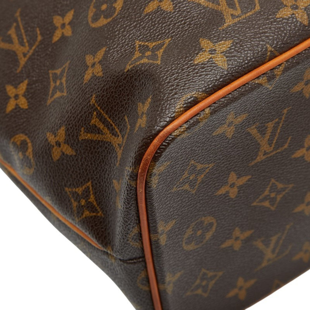 Louis Vuitton Brown Pvc Leather Handbag Shoulder Bag