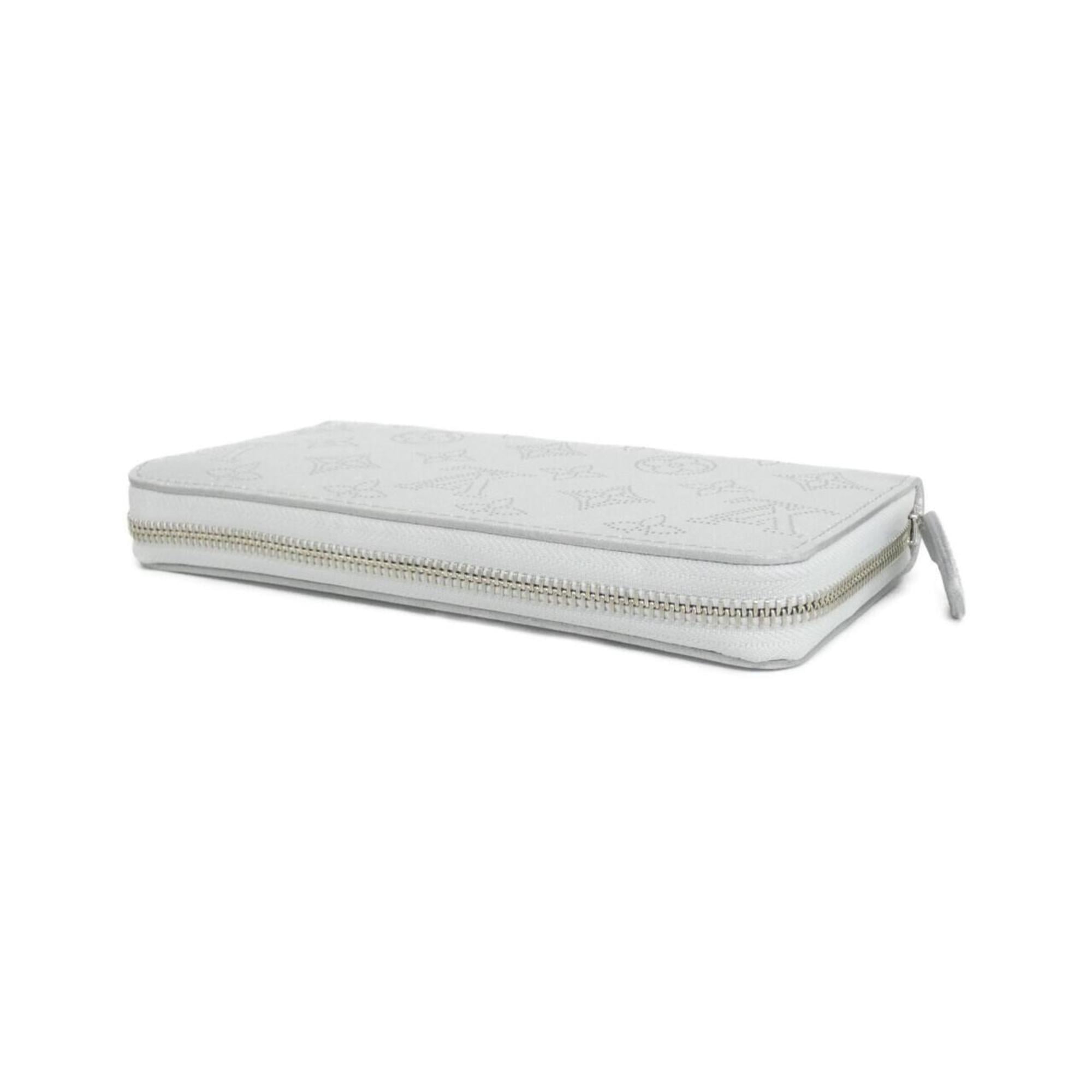 Louis Vuitton Silver Leather Long Wallet