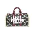 Louis Vuitton Black Ivory Rouge Leather Boston Bag