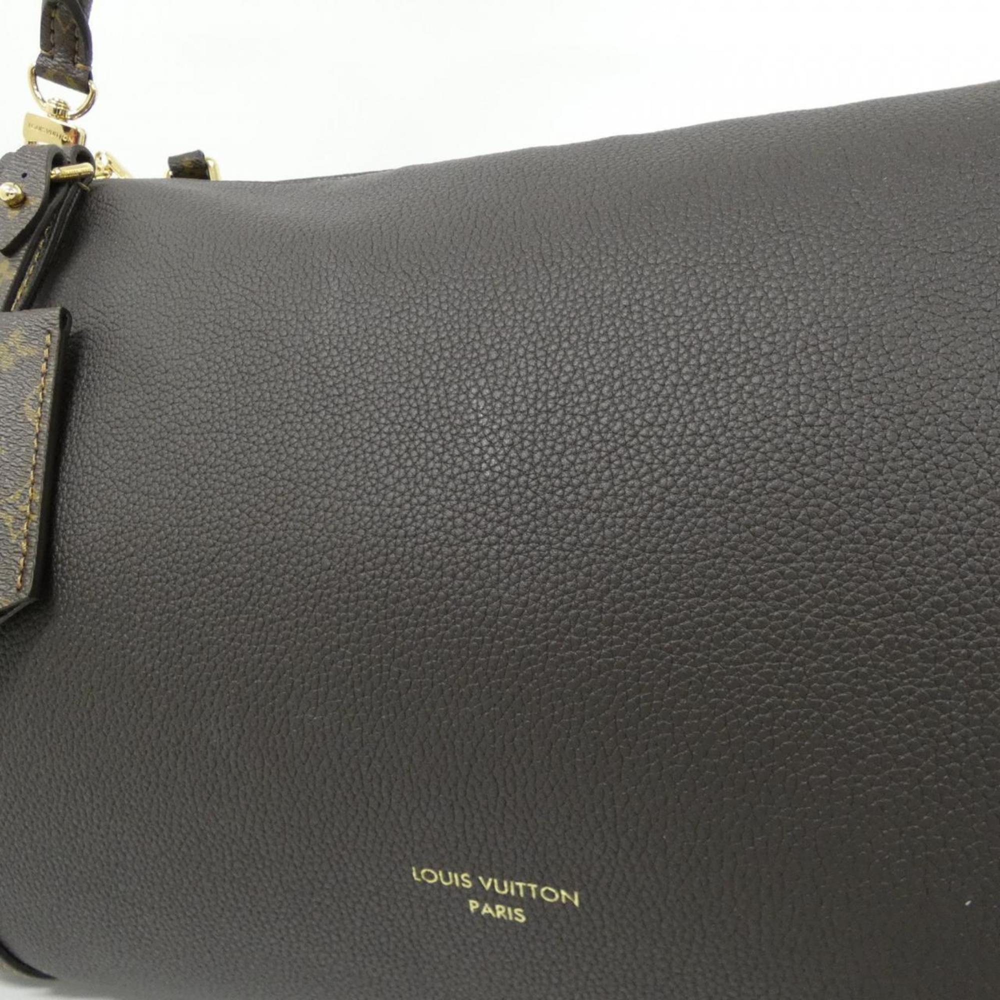Louis Vuitton Acajou Leather Shoulder Bag