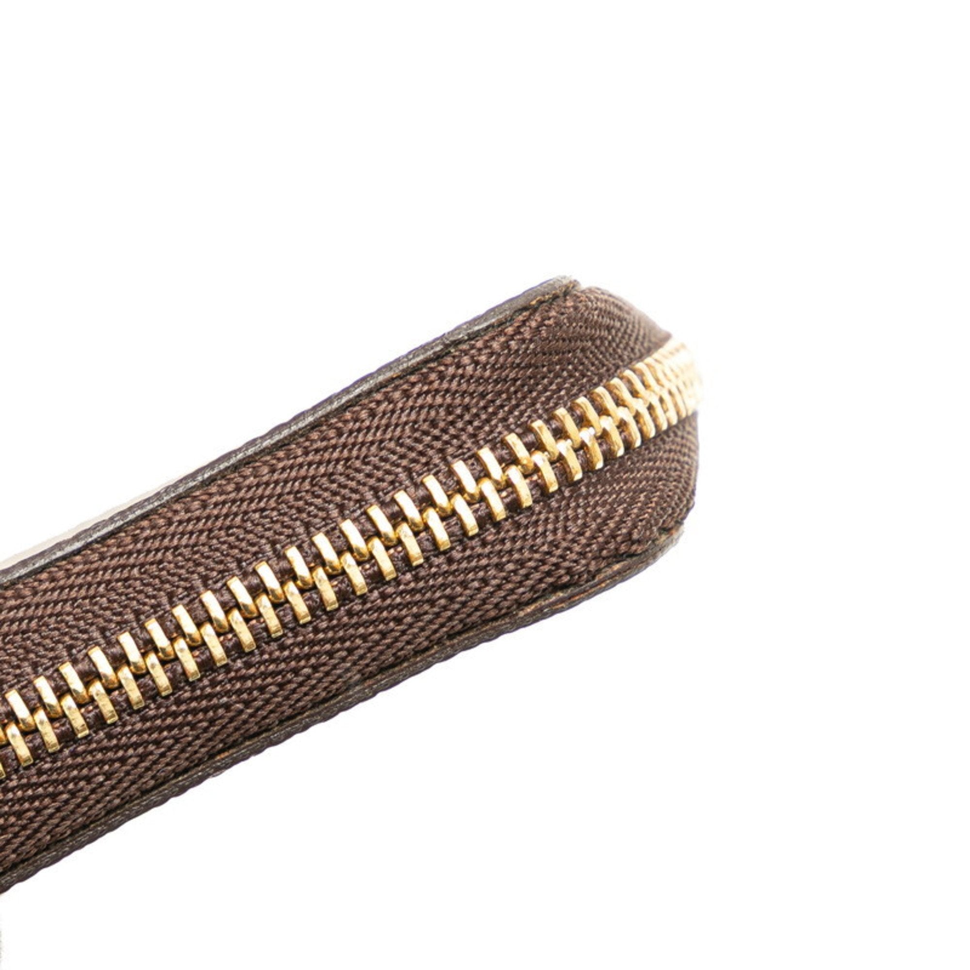 Louis Vuitton Brown Pvc Leather Coin Purse/Coin Case